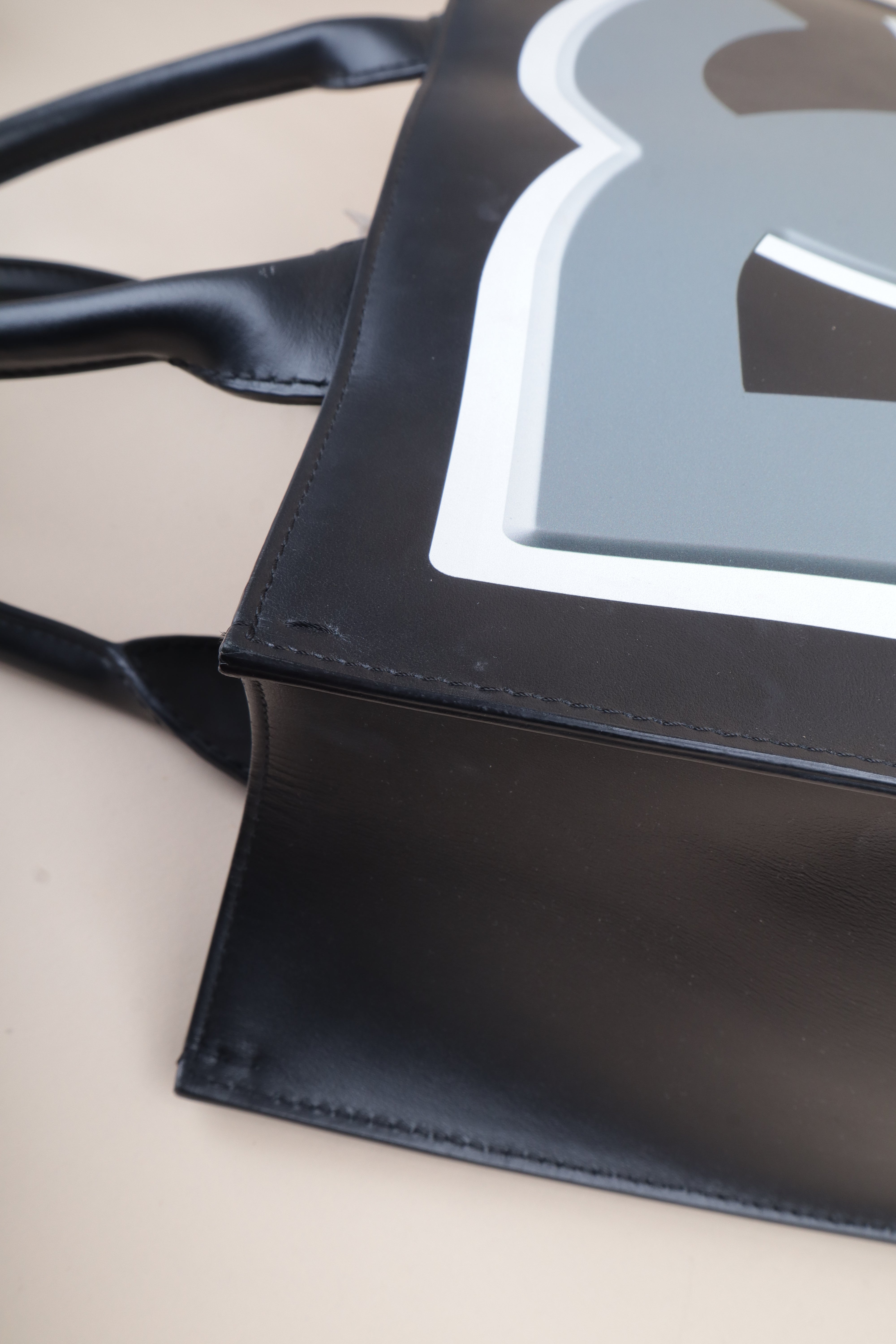 Dolce & Gabbana BLACK&GRAY MEDUIM LEATHER DG DAILY