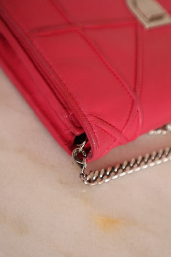 Christian Dior Fuchsia WOC-Wallet Chain-Christian Dior-The Closet Egypt