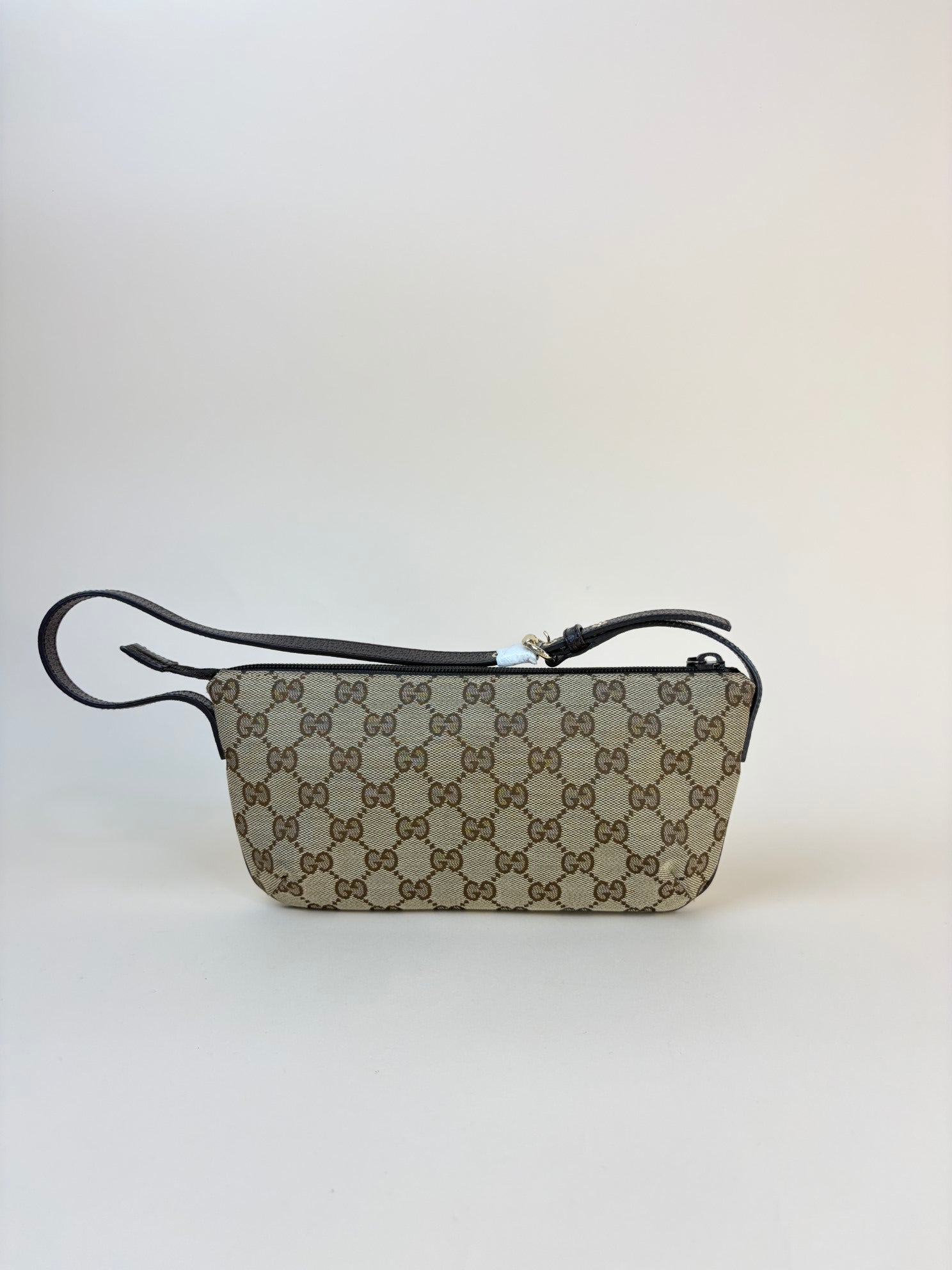 Gucci Bicolor GG Monogram Boat Pouch Bag