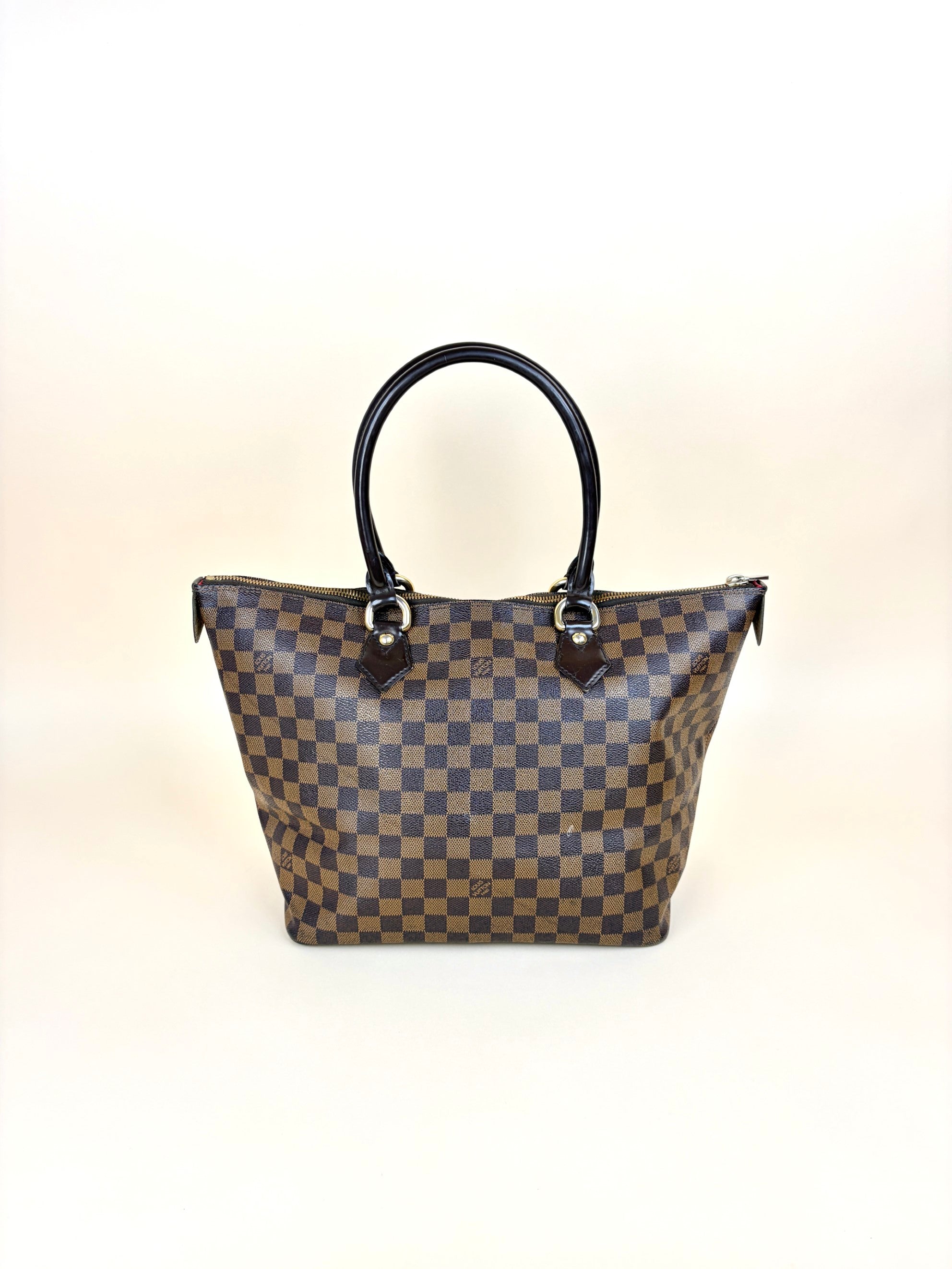 Louis Vuitton Damier Ebene Saleya MM Tote Bag