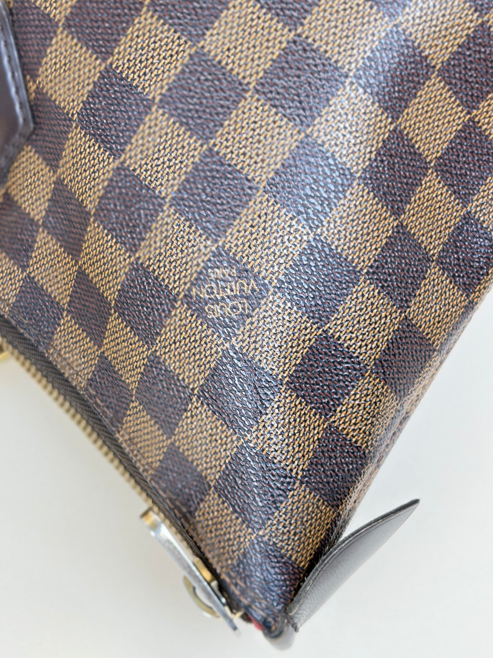 Louis Vuitton Damier Ebene Saleya MM Tote Bag