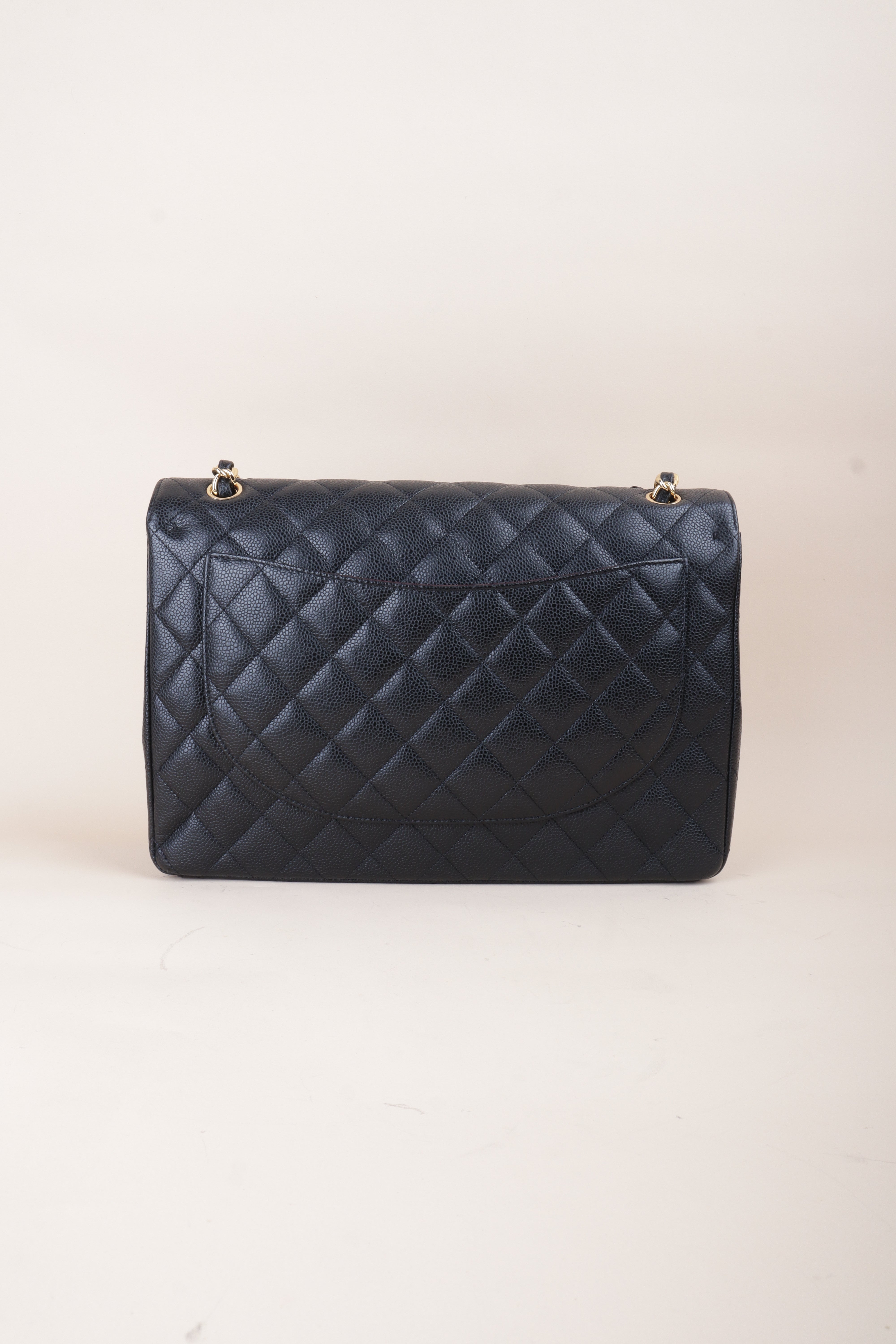 Chanel Black maxi Classic double flap Bag