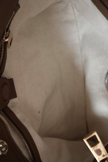 Gucci Brown Bamboo Shopper Tote Bag-handbag-Gucci-The Closet Egypt