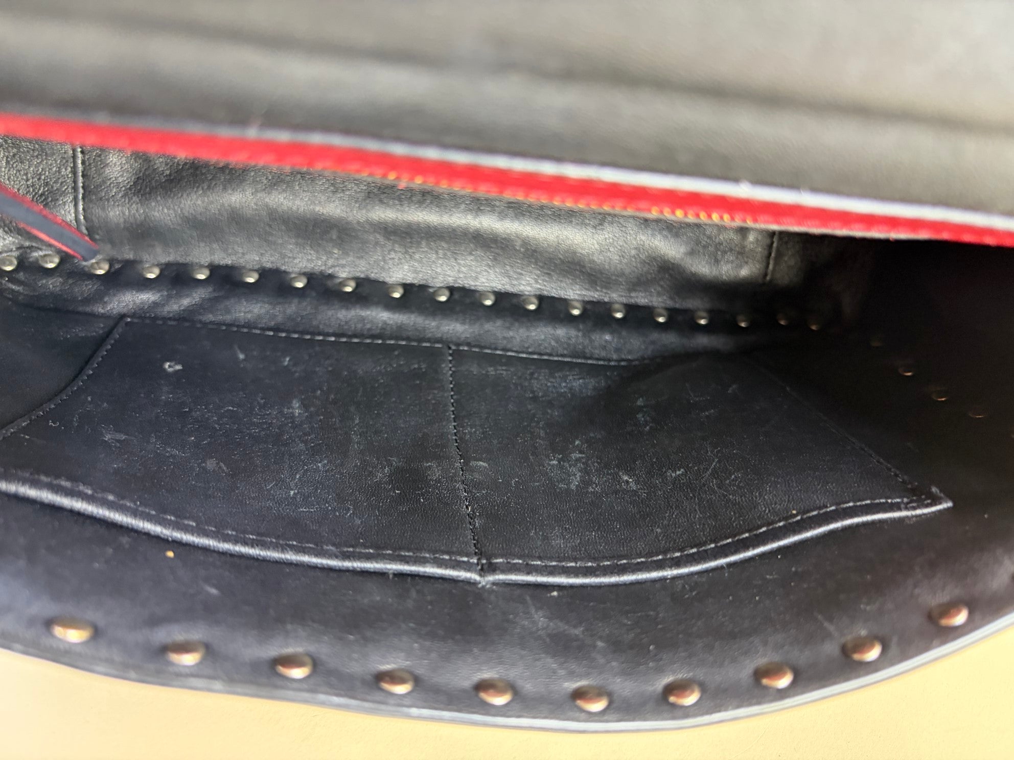 Valentino black quilted Nappa leather rock stud spike large