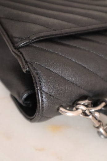 YSL Black College Medium Top Handle Crossbody Bag-handbag-YSL-The Closet Egypt