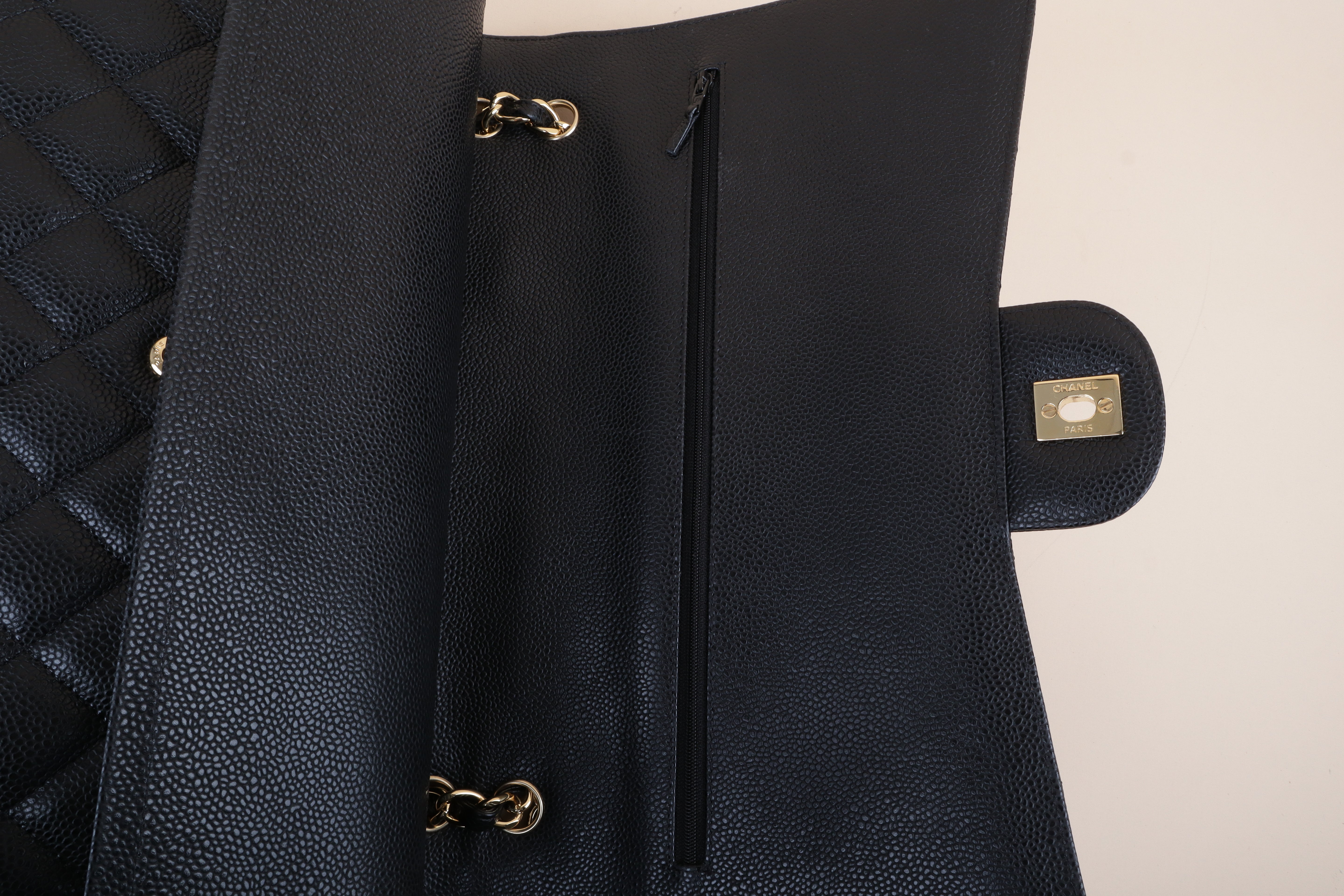 Chanel Black maxi Classic double flap Bag