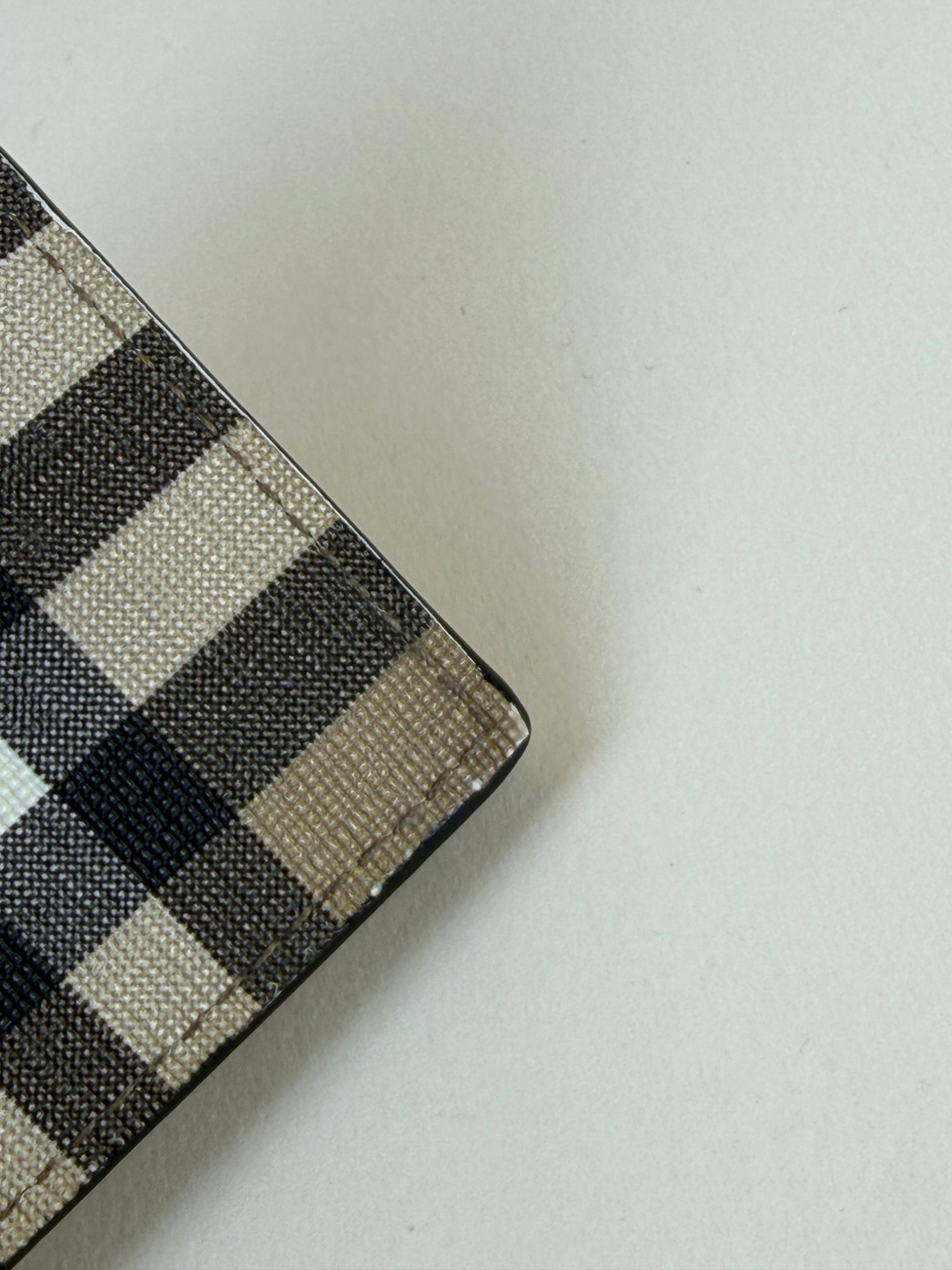 Burberry Vintage Check E-Canvas International Bi-fold Wallet