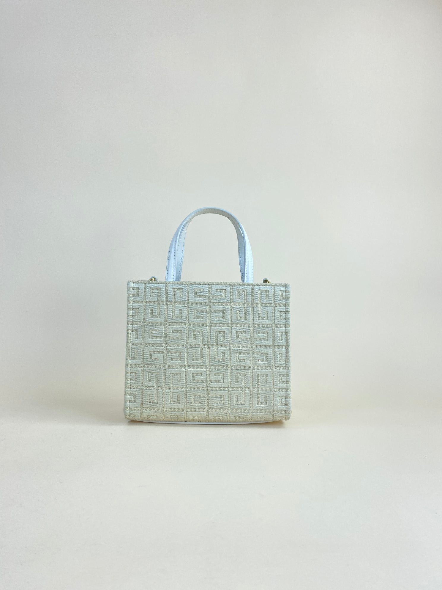 Givenchy beige Mini G Shopping Tote Bag