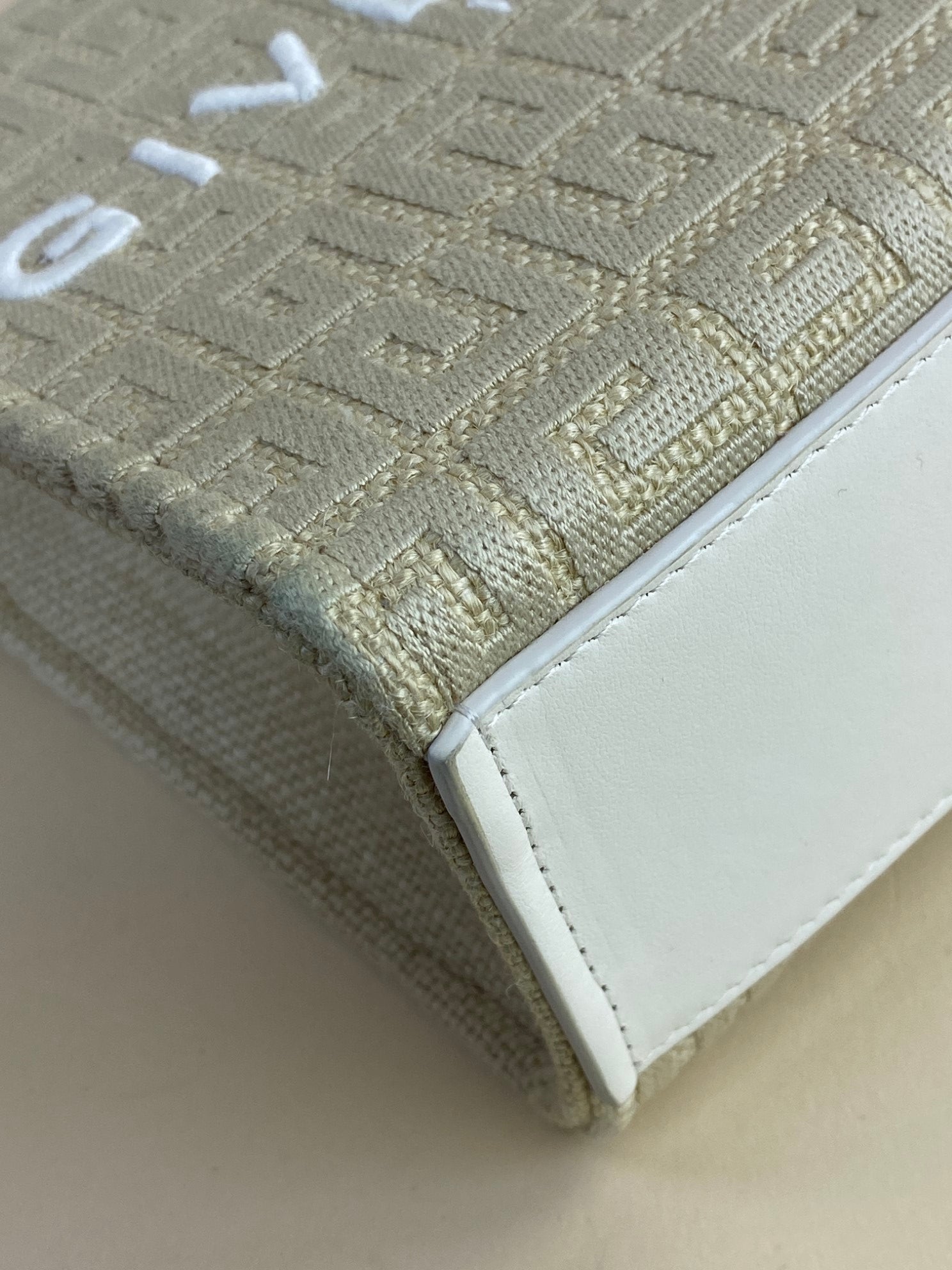 Givenchy beige Mini G Shopping Tote Bag