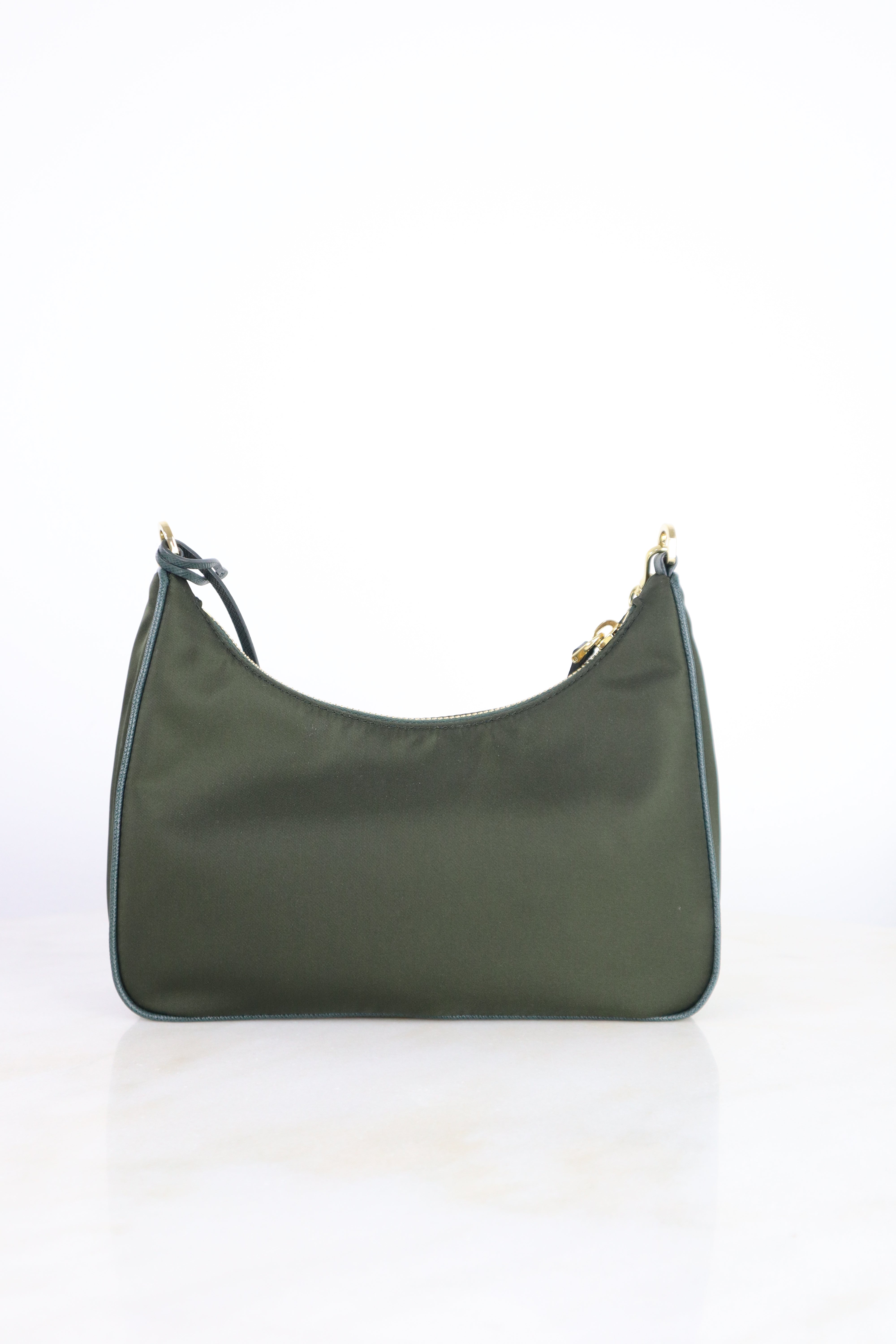 Prada Dark Green Nylon Re-Edition 2005 Bag