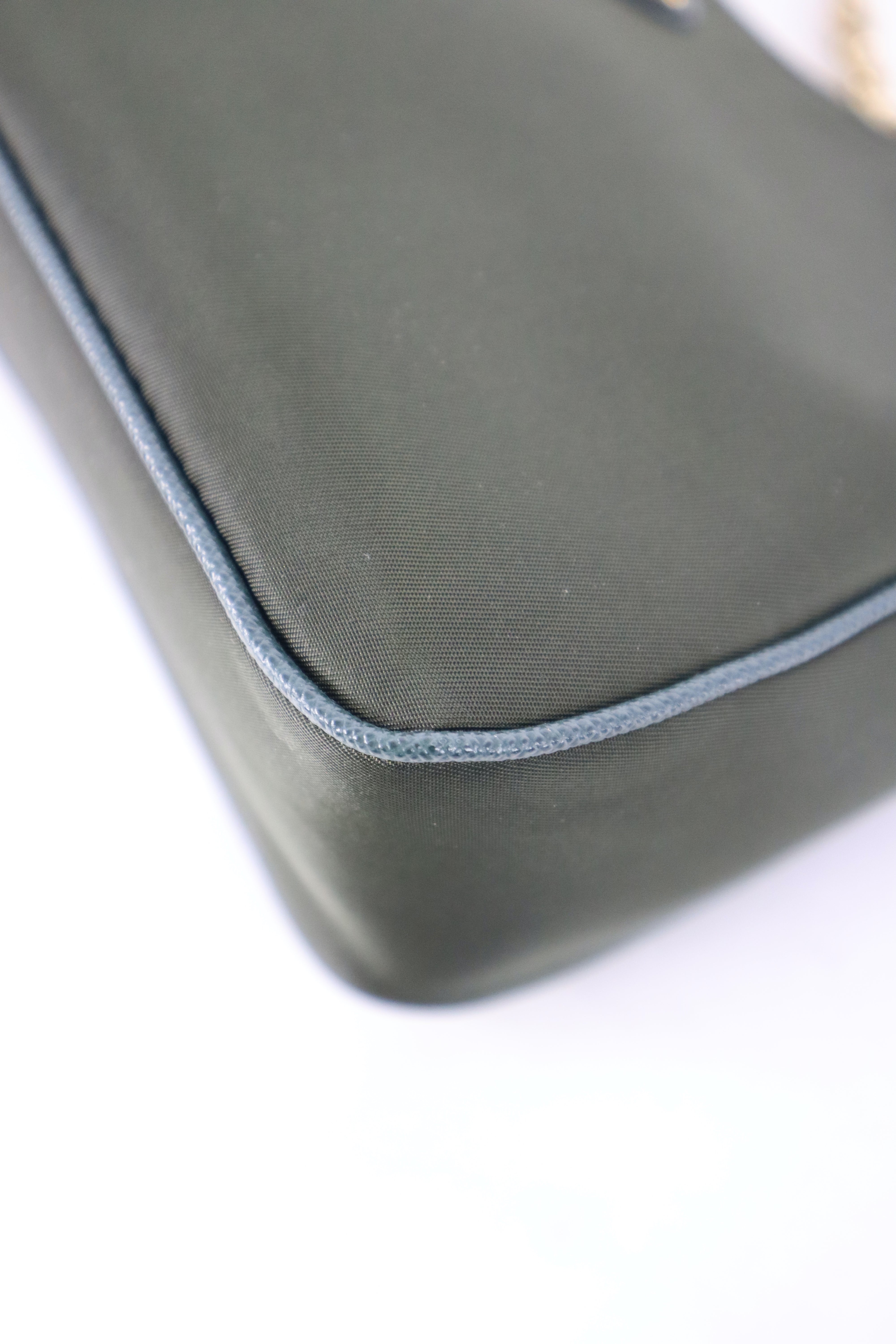 Prada Dark Green Nylon Re-Edition 2005 Bag