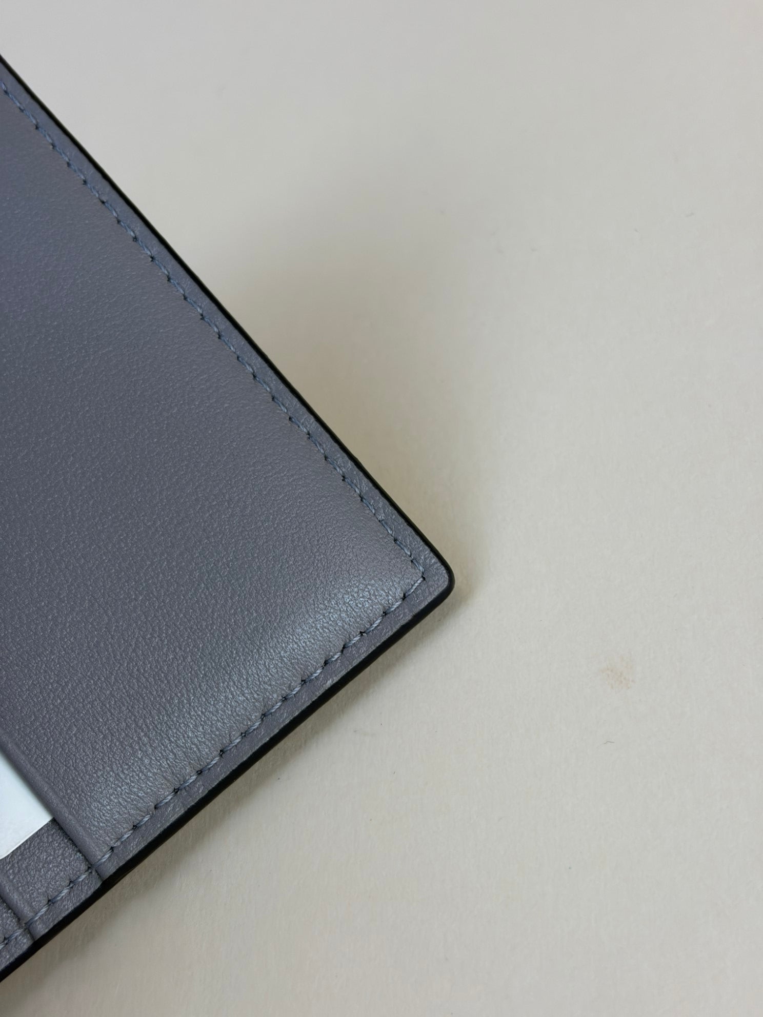 Valentino Grey Vlogo Signature Card Holder