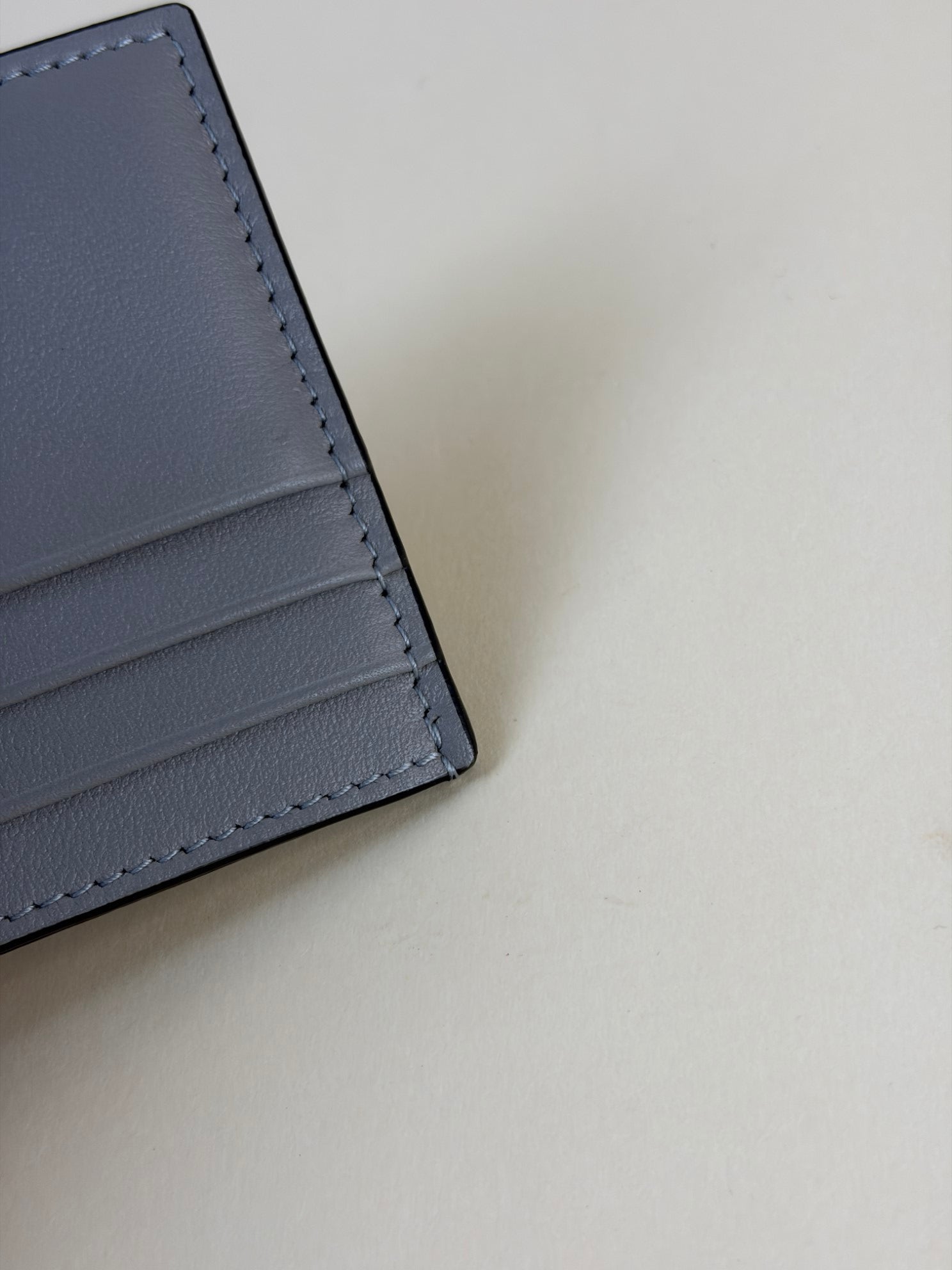 Valentino Grey Vlogo Signature Card Holder
