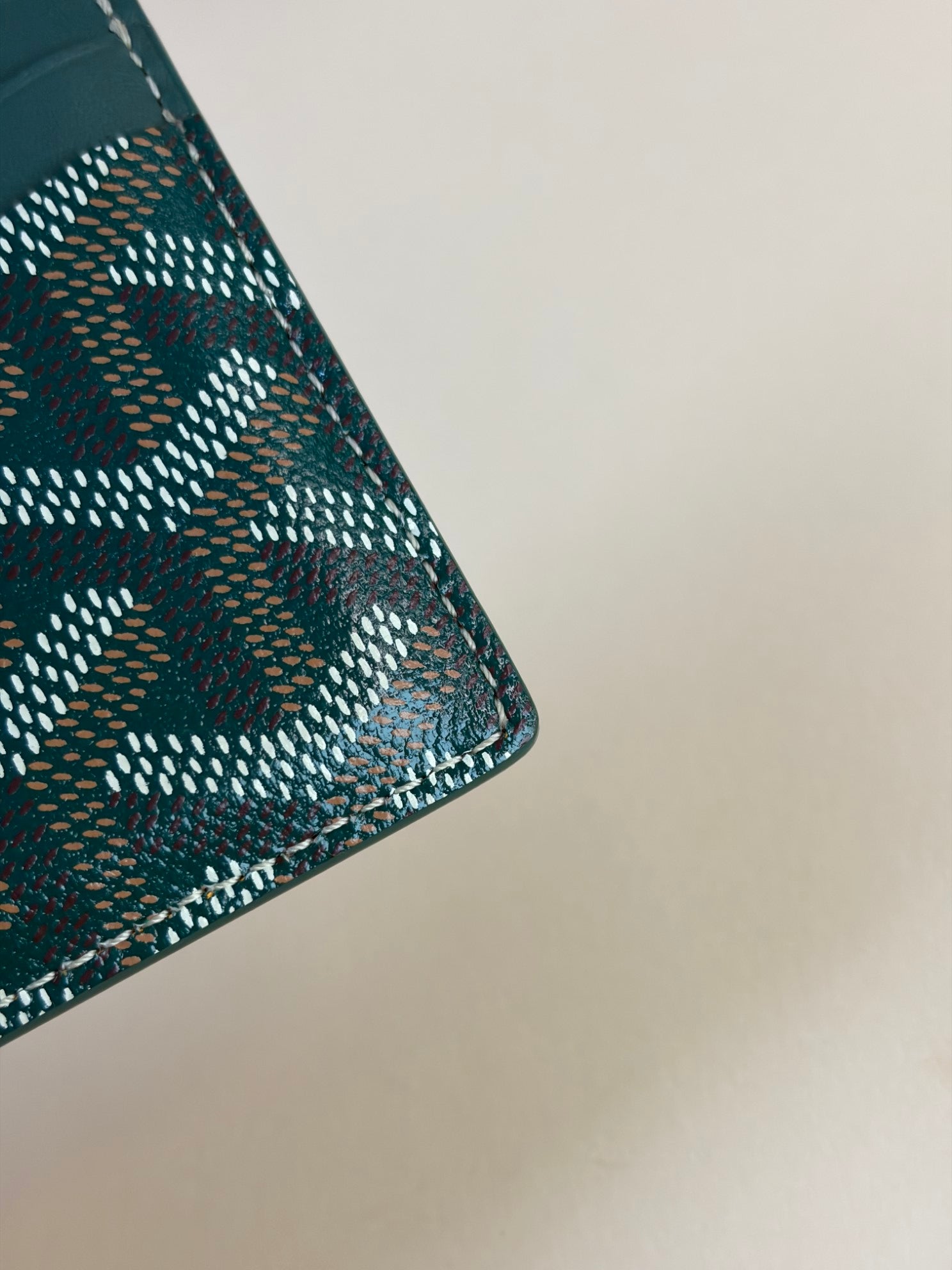 Goyard Green Saint Sulpice Card Holder