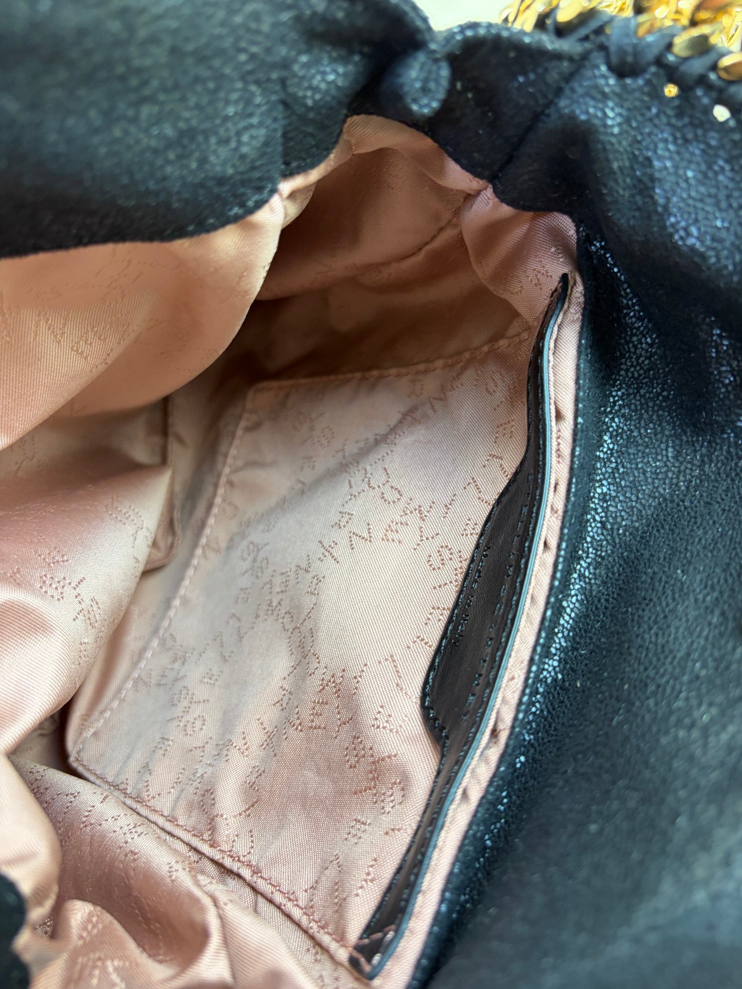 Stella McCartney black Falabella mini tote bag