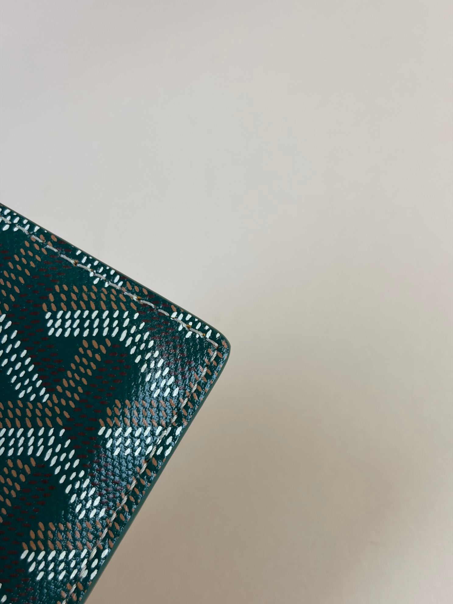 Goyard Green Saint Sulpice Card Holder