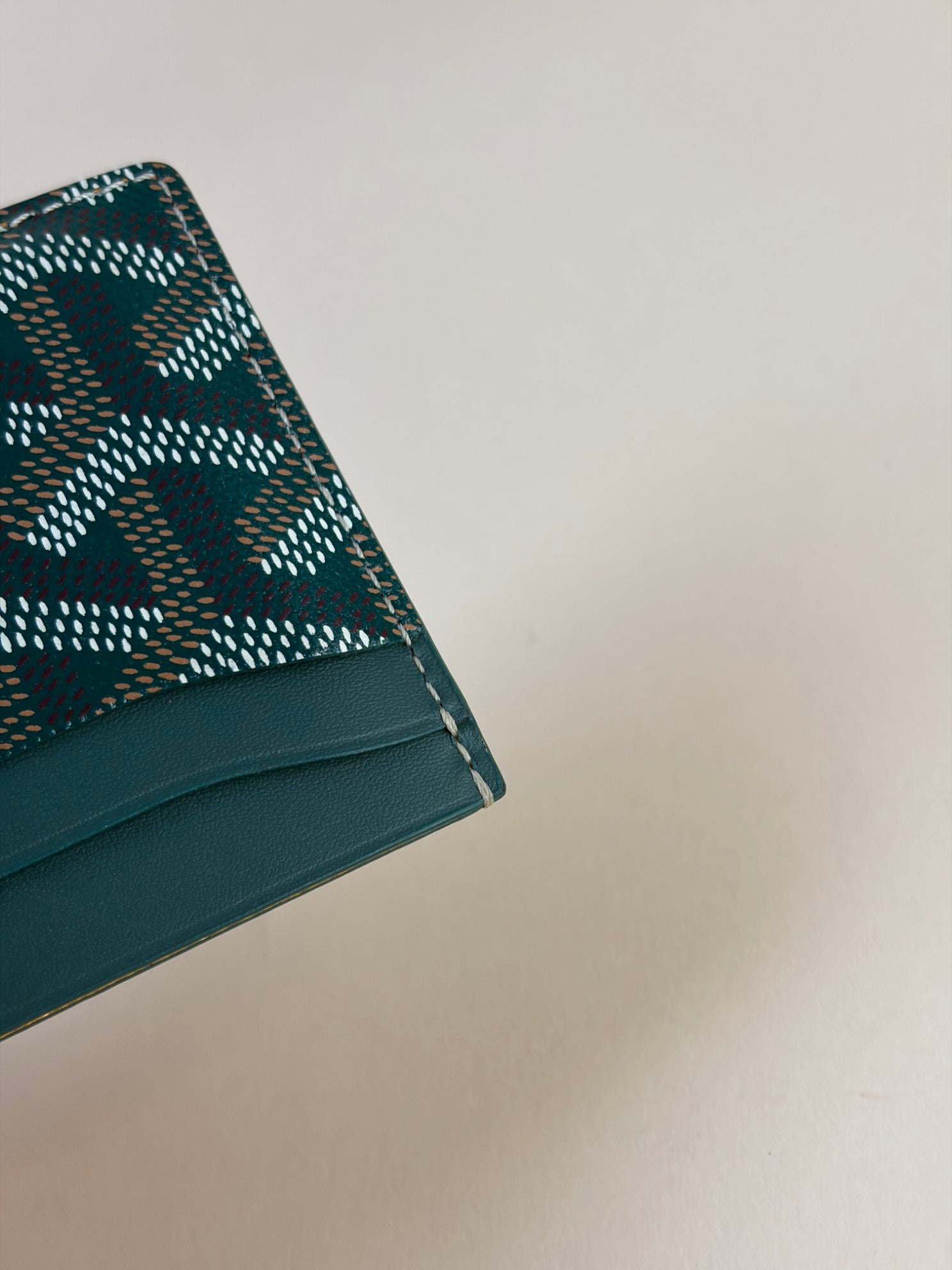 Goyard Green Saint Sulpice Card Holder