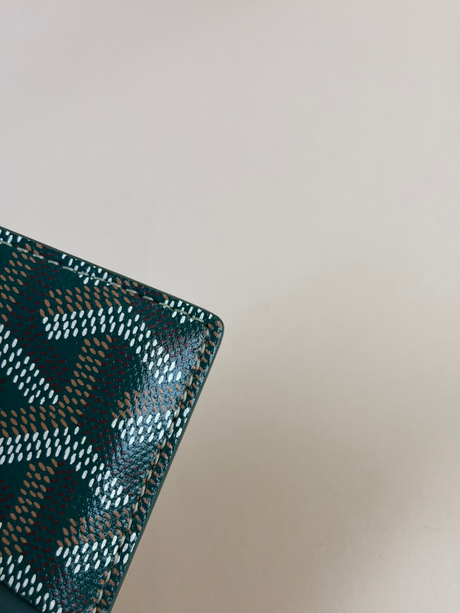 Goyard Green Saint Sulpice Card Holder