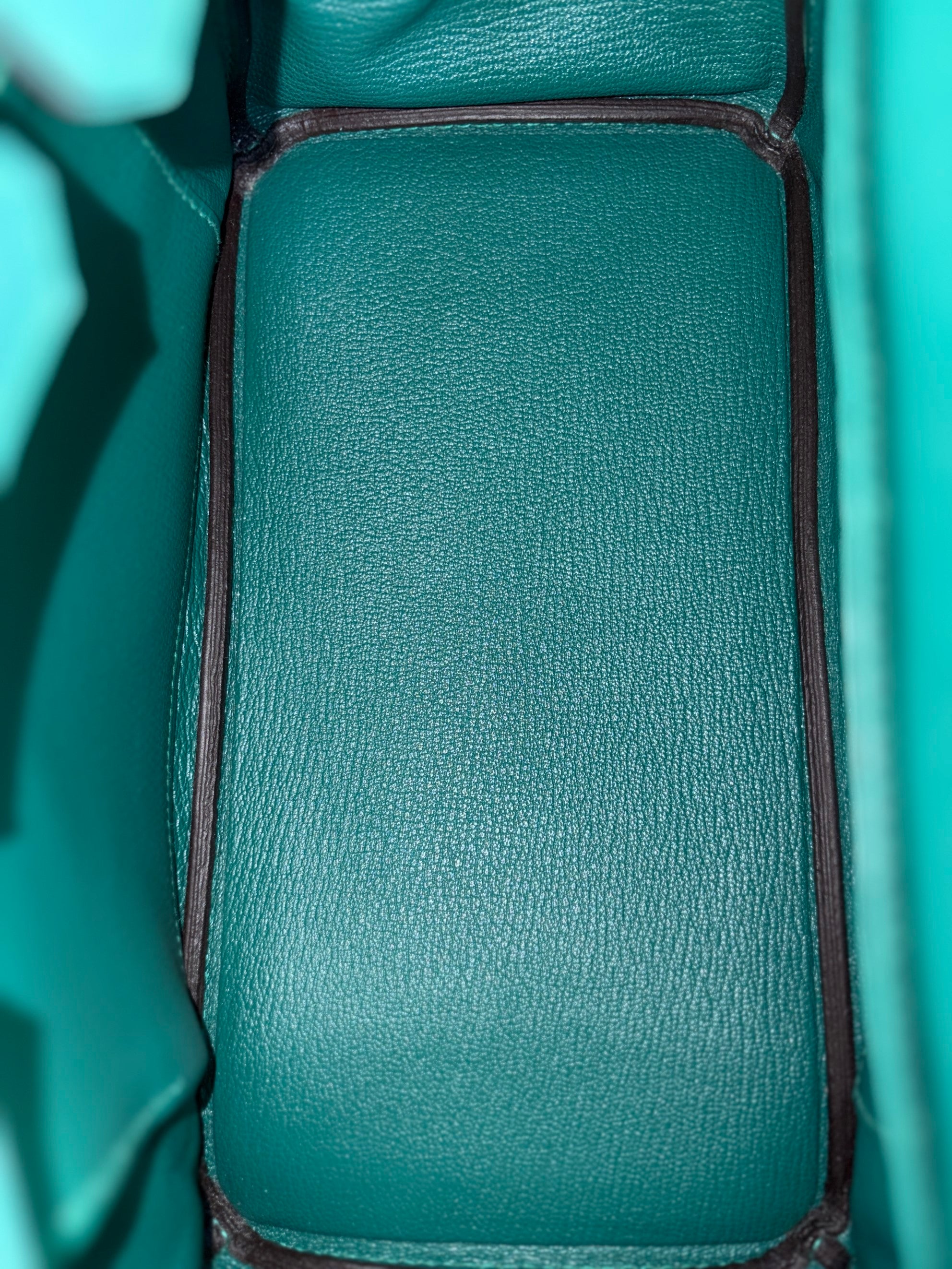 Hermes malachite Togo Birkin 25 tote bag