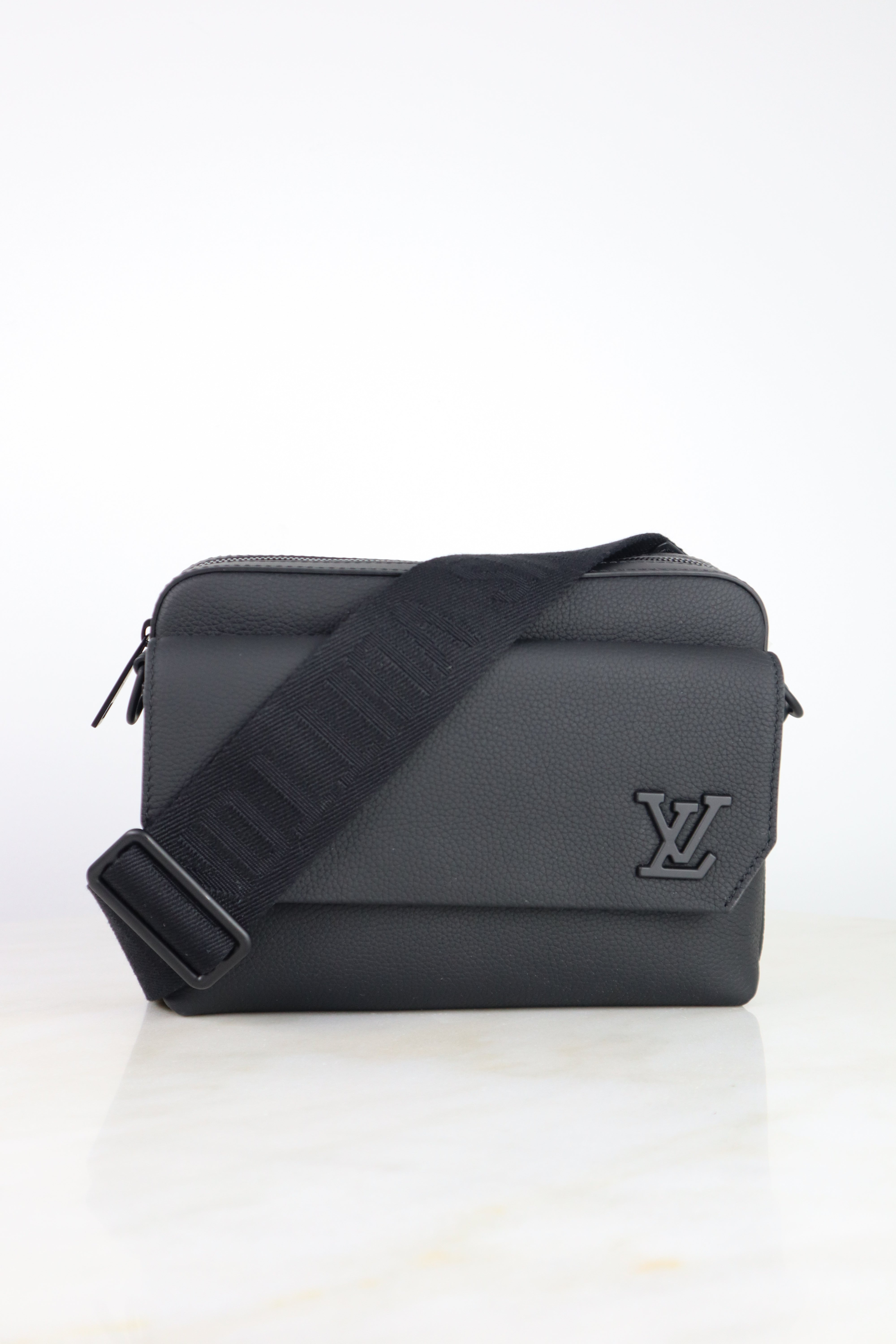 Louis Vuitton Black Fastline Messenger Bag