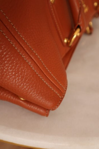 Prada Orange Vitello Daino Bag-handbag-Prada-The Closet Egypt