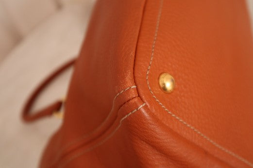 Prada Orange Vitello Daino Bag-handbag-Prada-The Closet Egypt