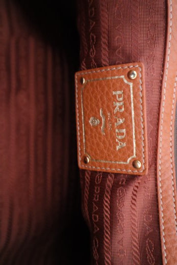 Prada Orange Vitello Daino Bag-handbag-Prada-The Closet Egypt