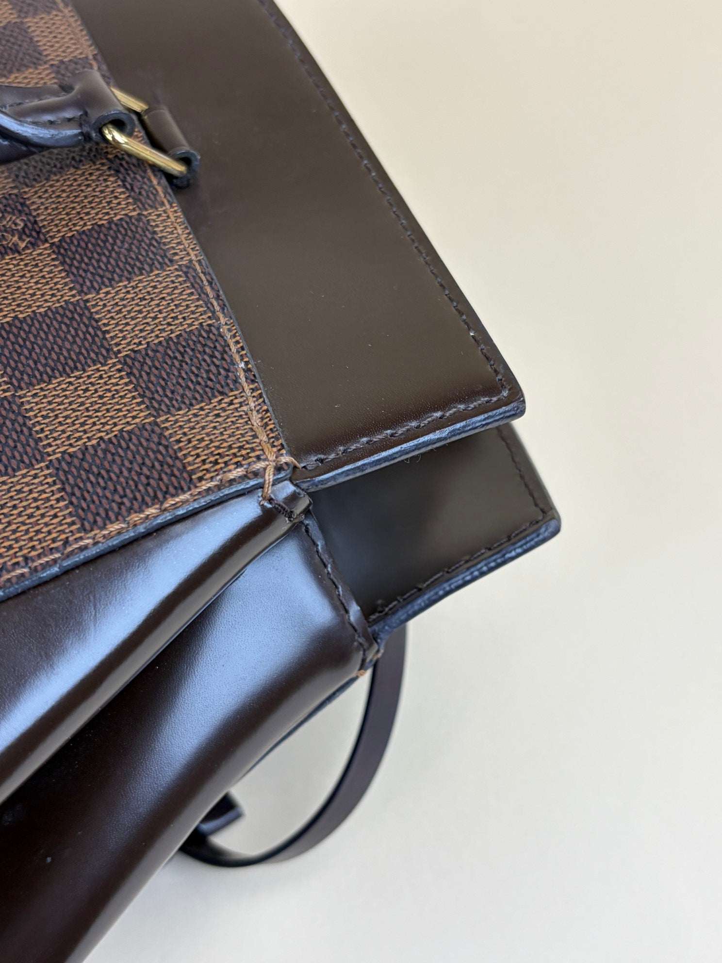 Louis Vuitton Damier Ebene Rivoli MM Bag with Strap