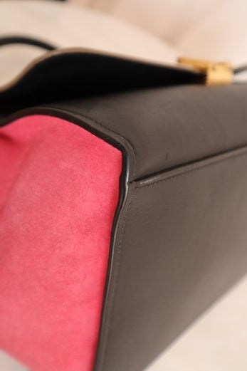 Celine Tricolor Trapeze Shoulder Bag-handbag-Celine-The Closet Egypt