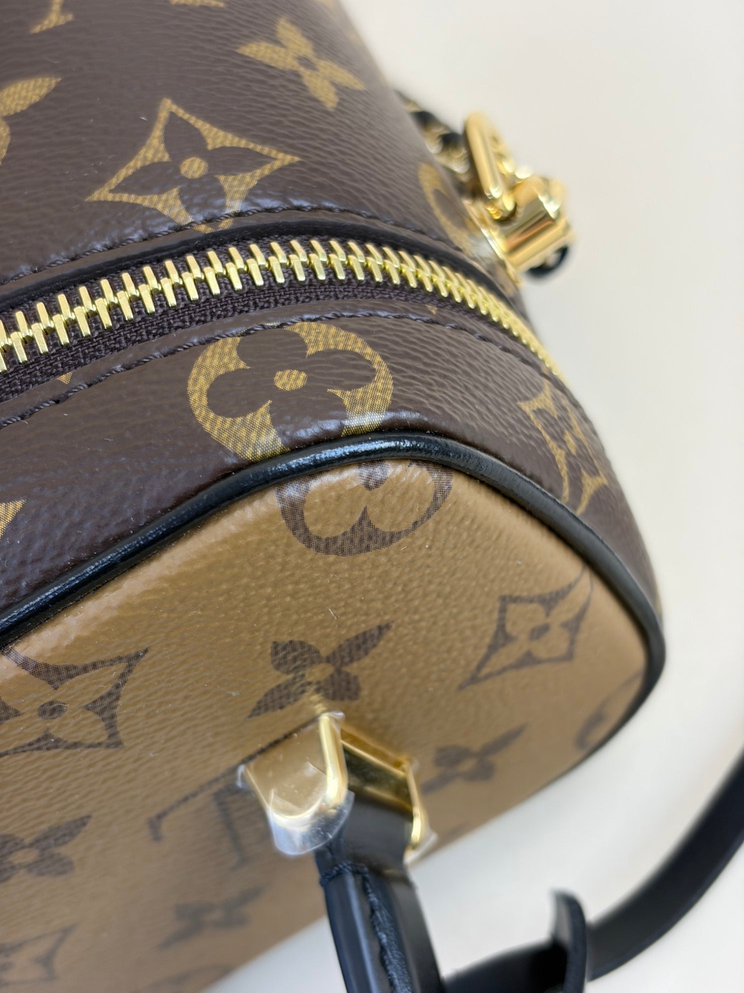 Louis Vuitton Monogram Reverse Vanity PM Top Handle Bag with Chain