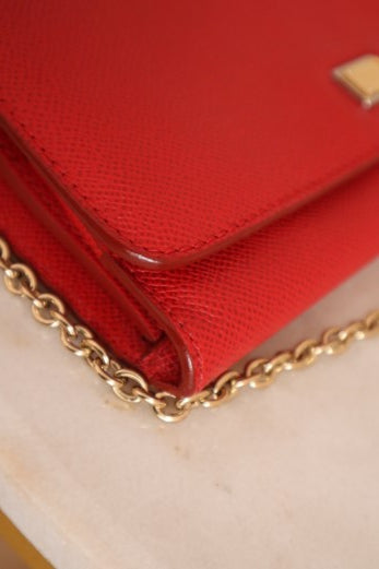 Dolce & Gabbana Red Crossbody Bag-handbag-Dolce & Gabbana-The Closet Egypt