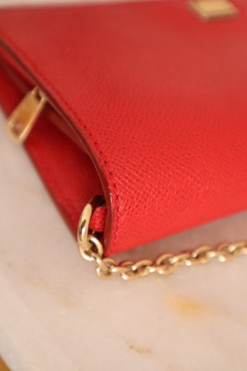 Dolce & Gabbana Red Crossbody Bag-handbag-Dolce & Gabbana-The Closet Egypt