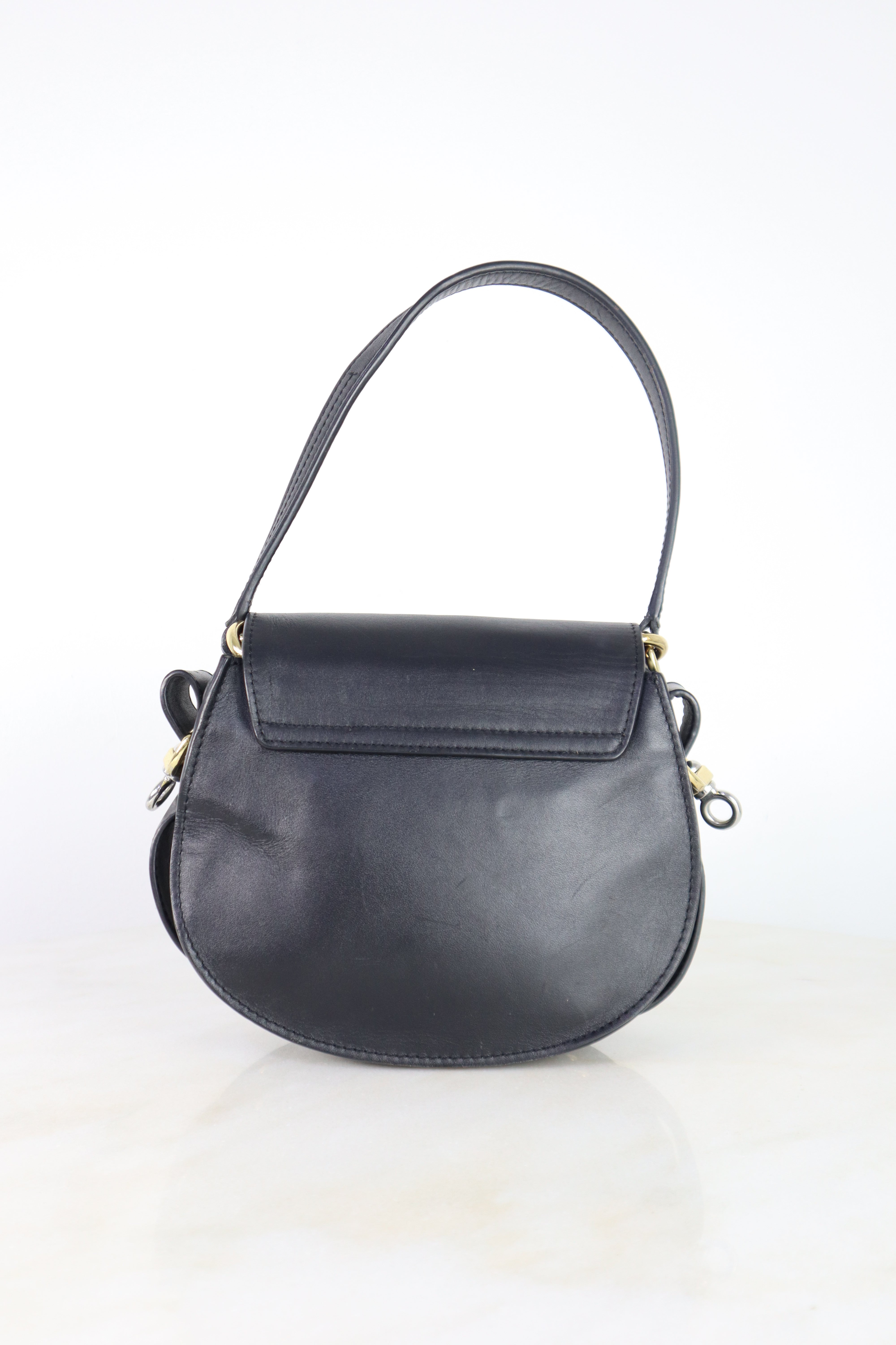 Chloe Black Tess Small Purse Top Handle Bag