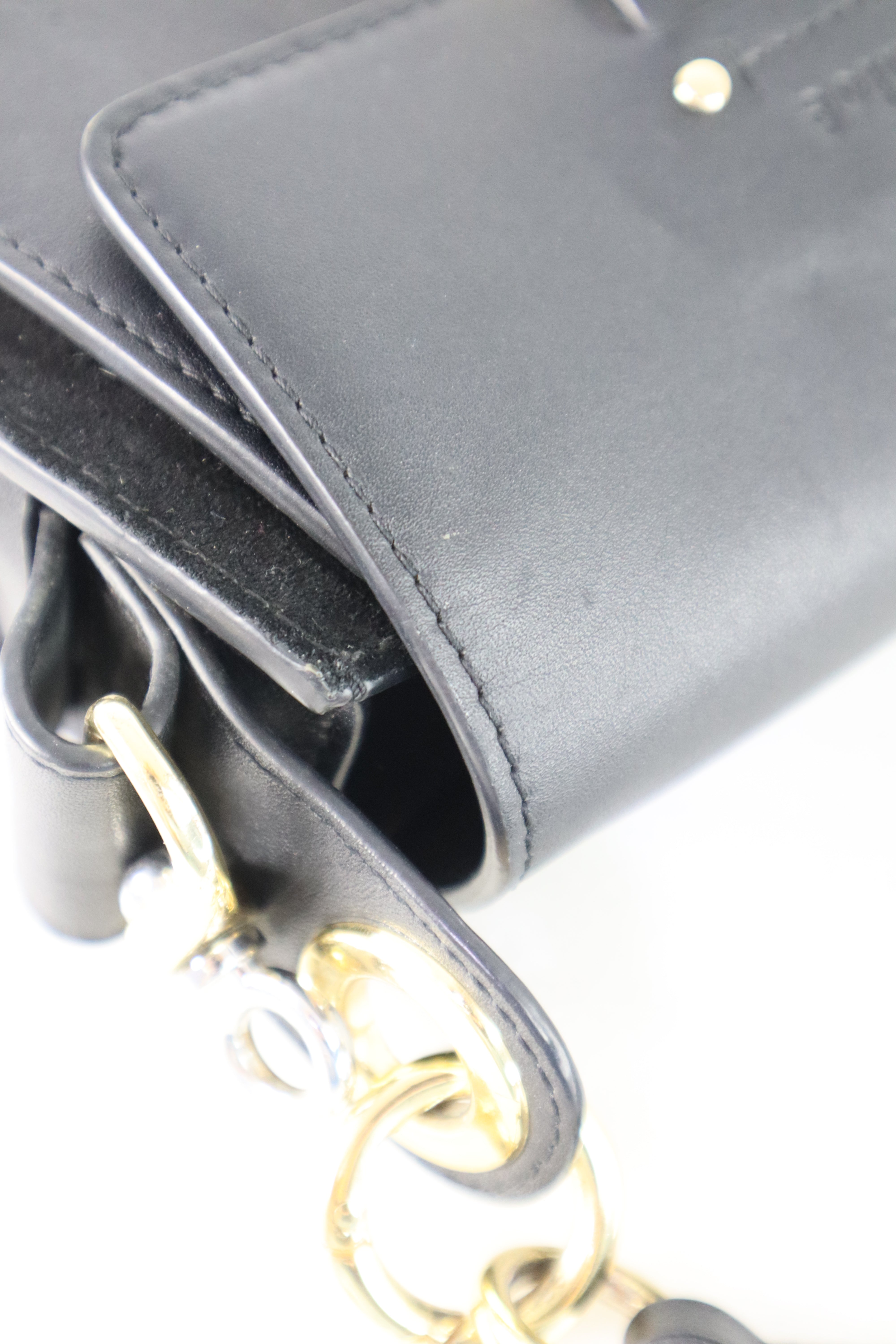 Chloe Black Tess Small Purse Top Handle Bag