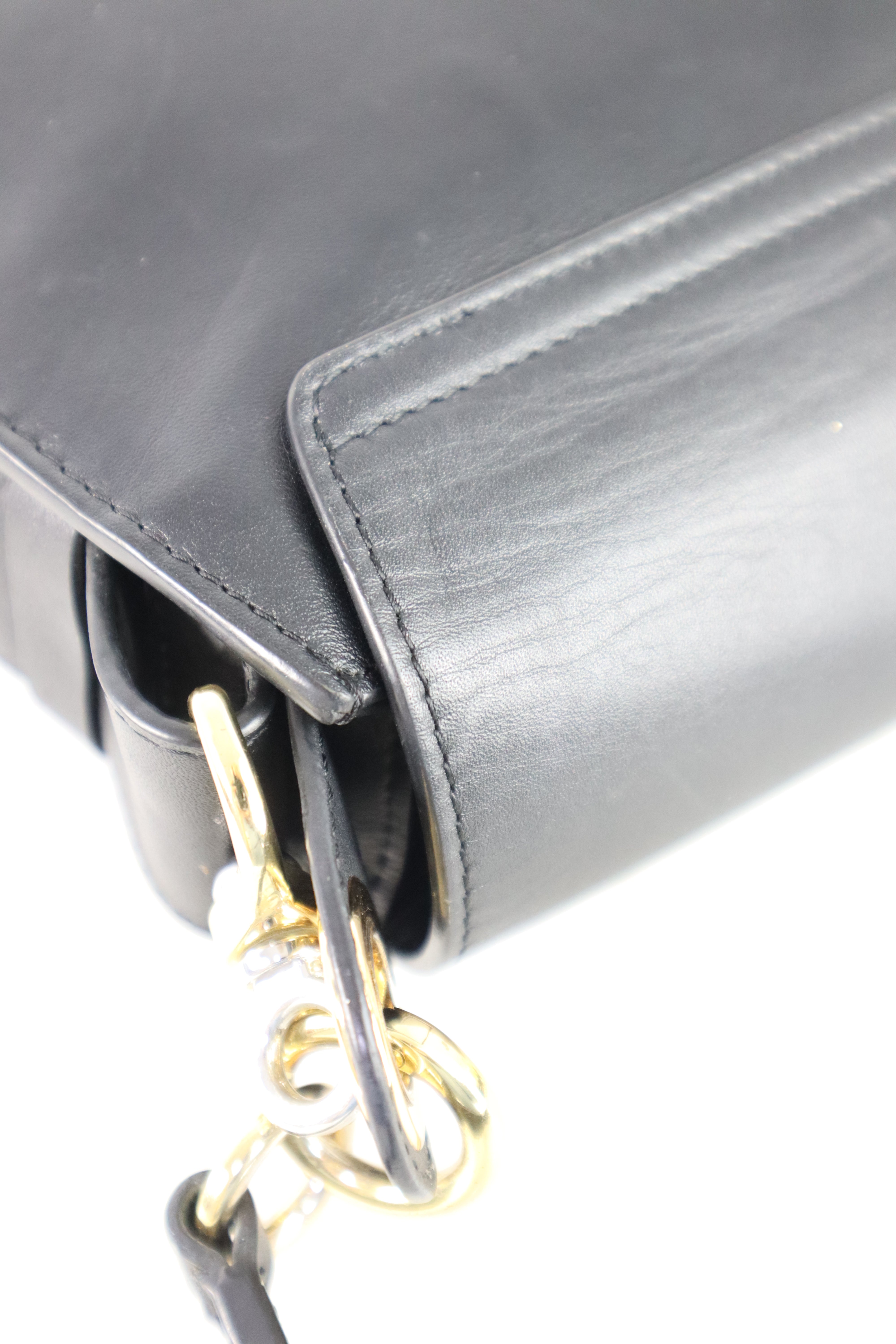 Chloe Black Tess Small Purse Top Handle Bag