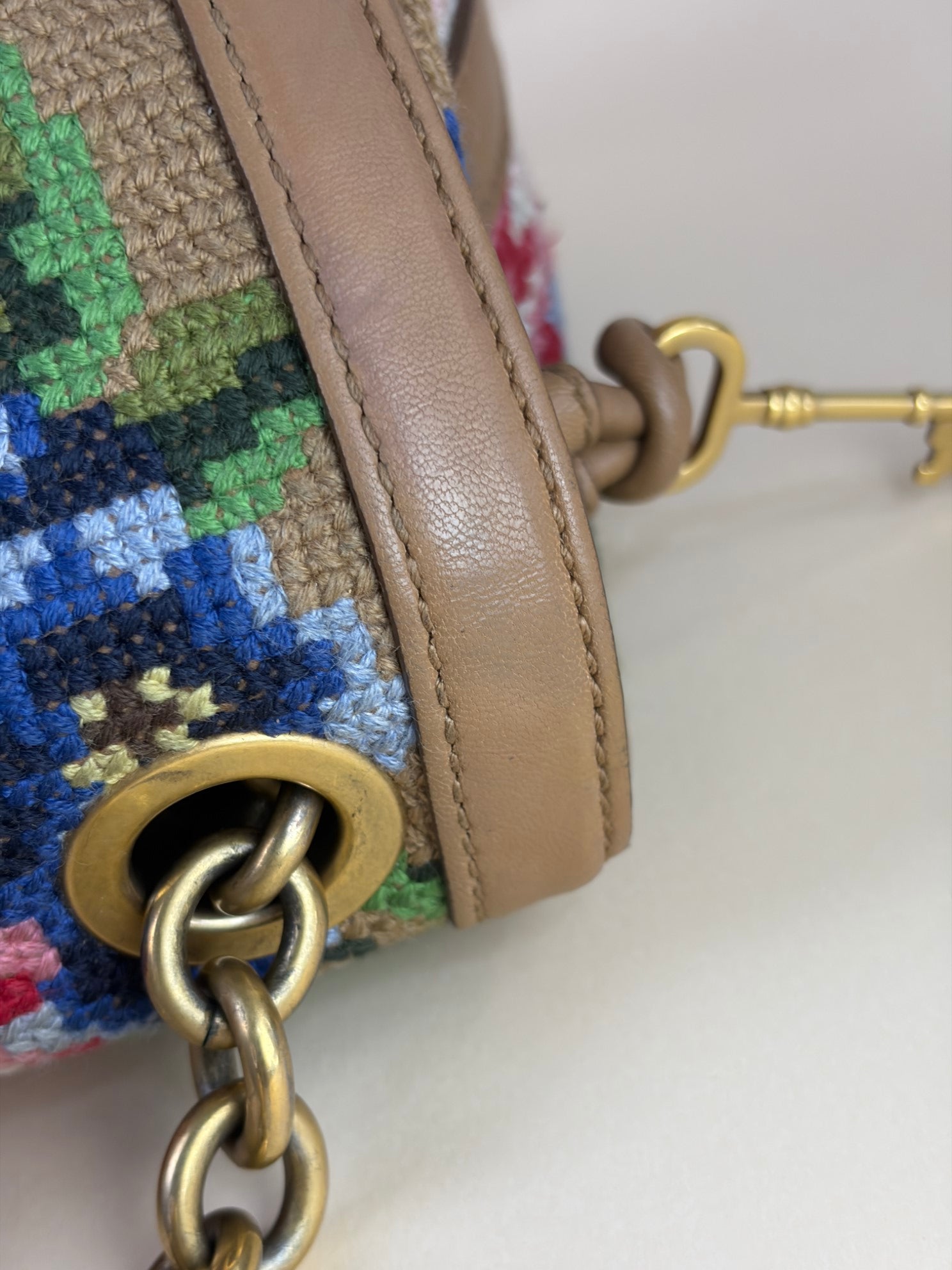 DOLCE &GABBANA Florai needlepoint tote bag