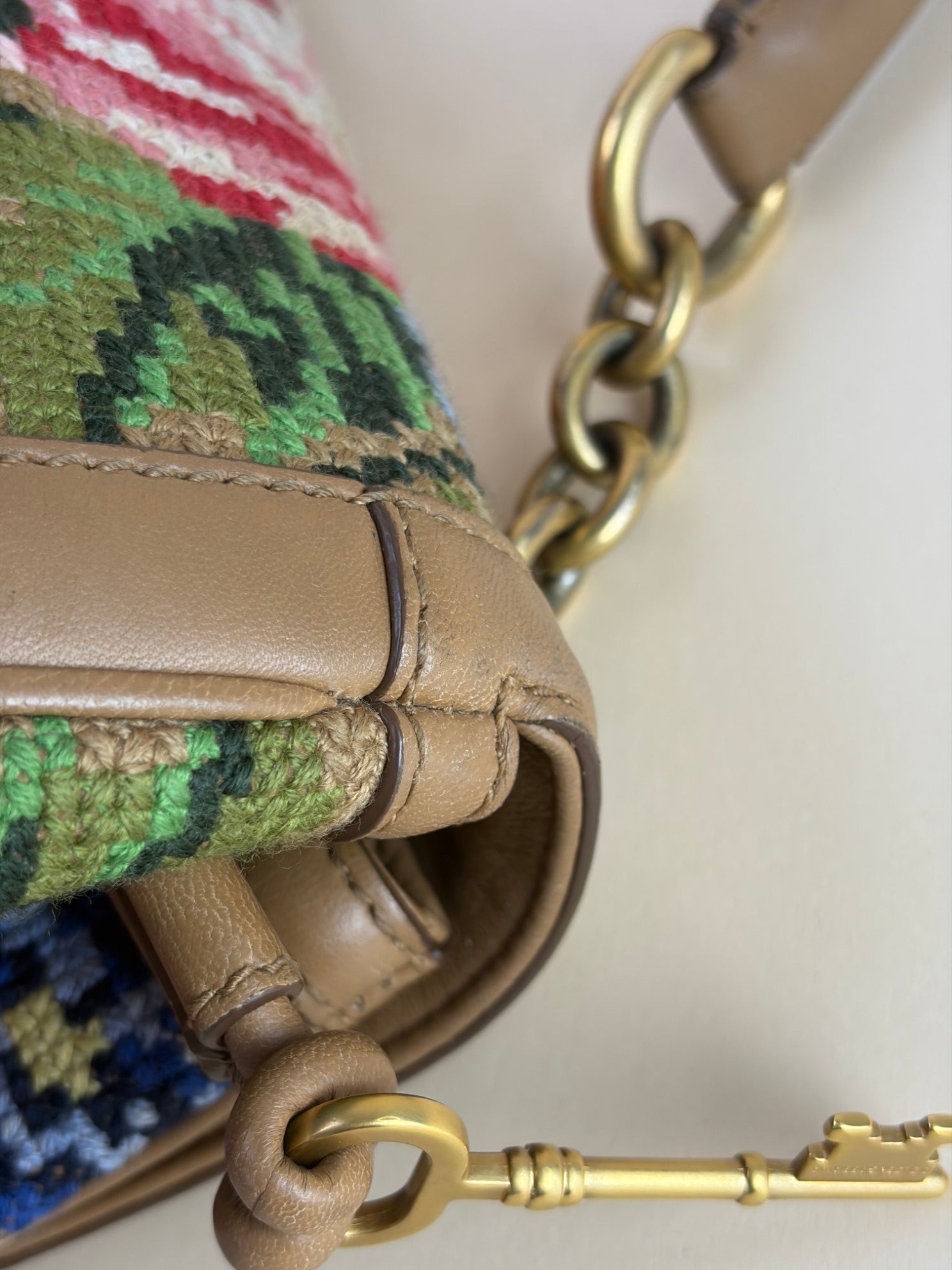 DOLCE &GABBANA Florai needlepoint tote bag