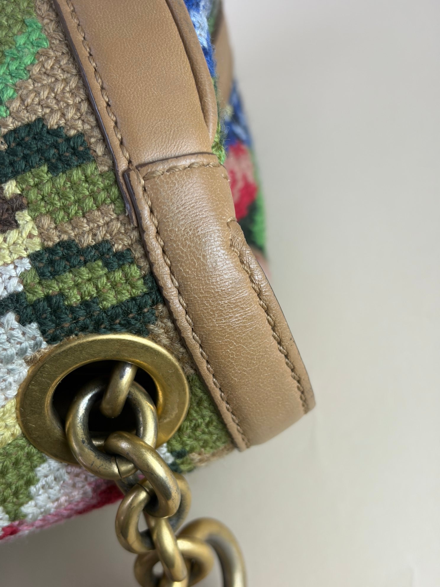 DOLCE &GABBANA Florai needlepoint tote bag