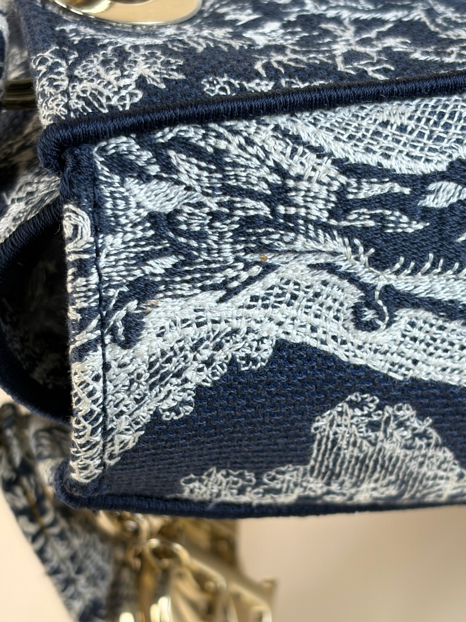 Christian Dior Lady D-Lite Medium Bag with Strap