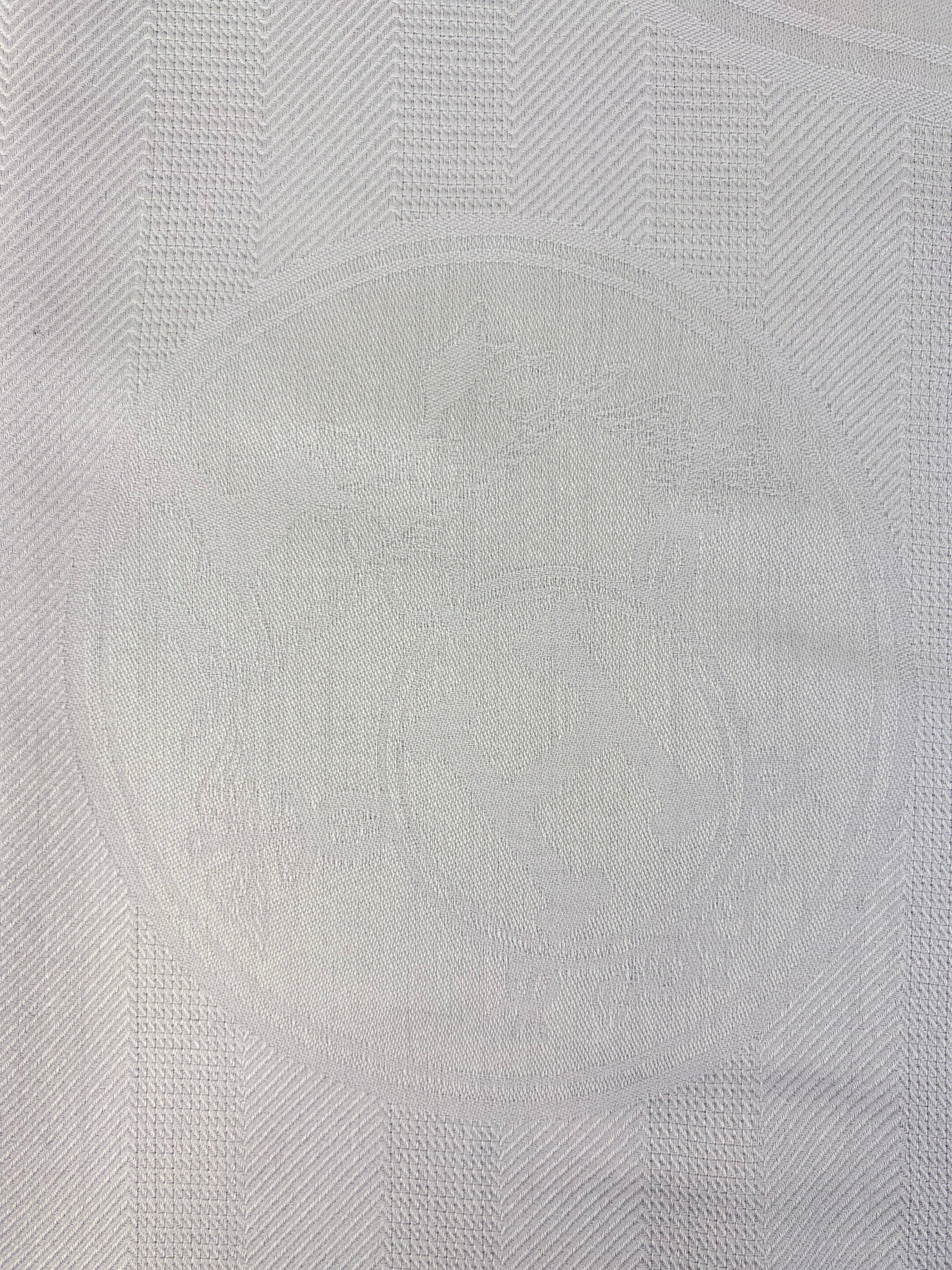 HERMES gris nauge new libris stole silk cashmere shawl