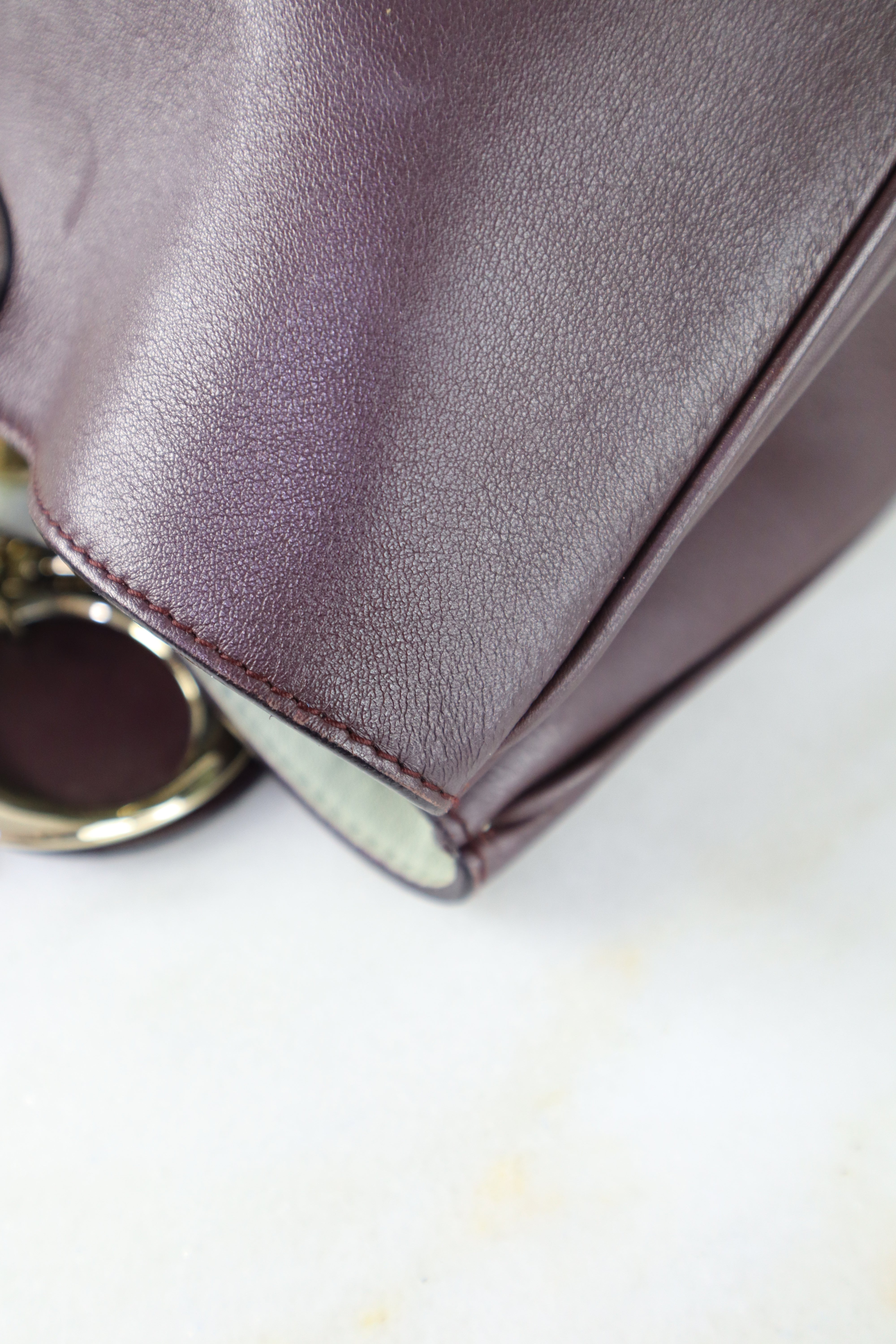 Christian Dior Burgundy Diorissimo Large Tote Bag-handbag-Christian Dior-The Closet Egypt