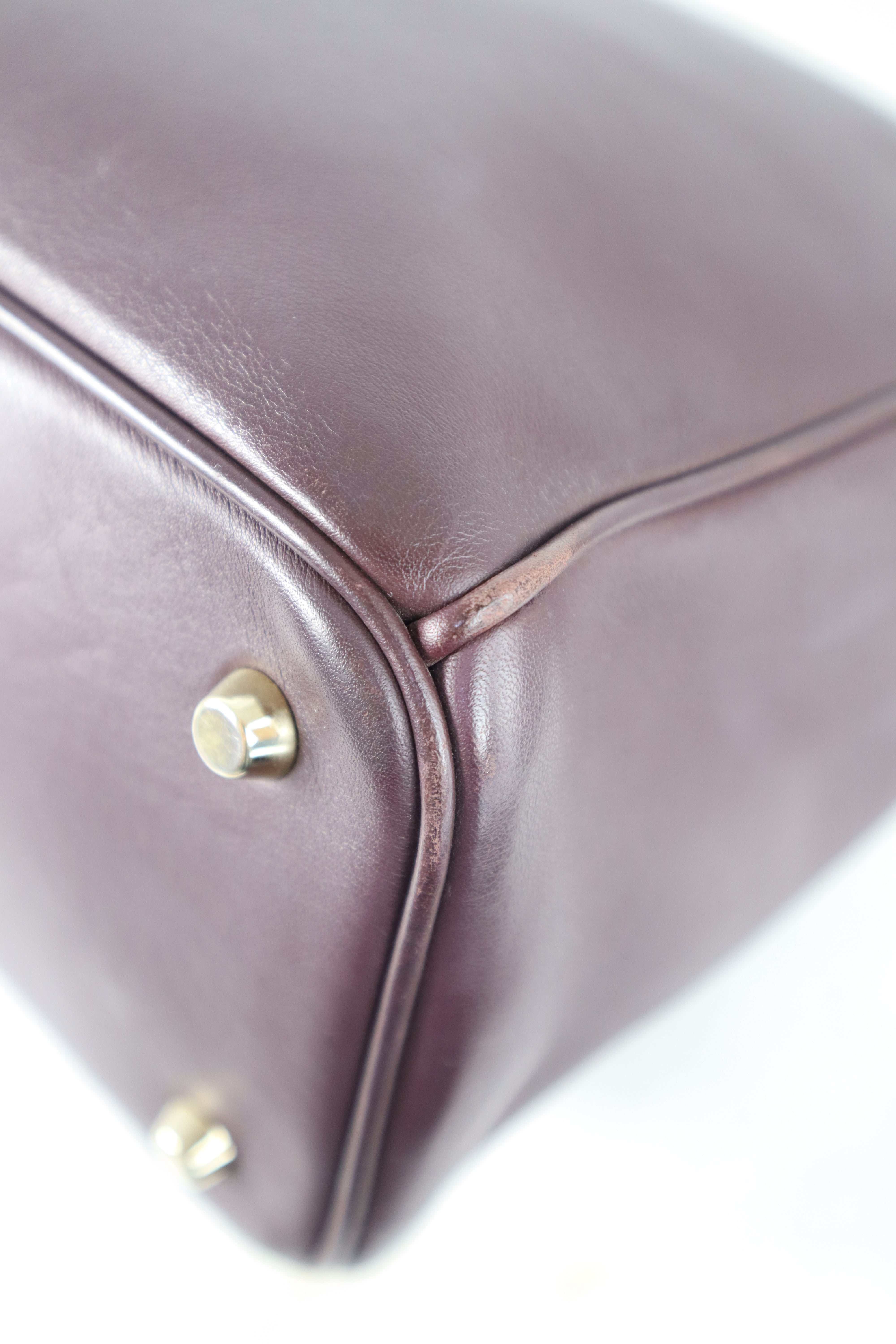 Christian Dior Burgundy Diorissimo Large Tote Bag-handbag-Christian Dior-The Closet Egypt