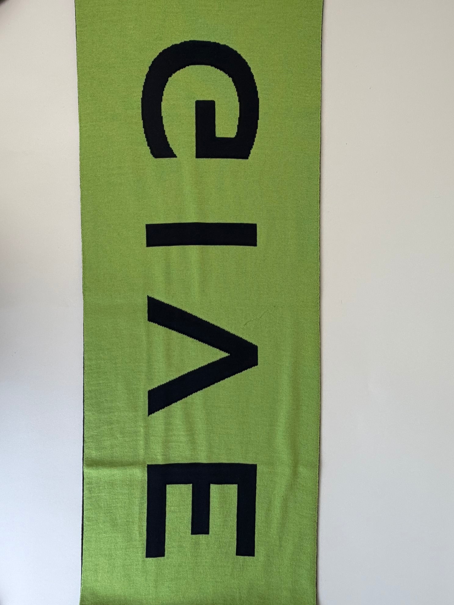 Givenchy Bicolor Logo Jacquard Wool Scarf