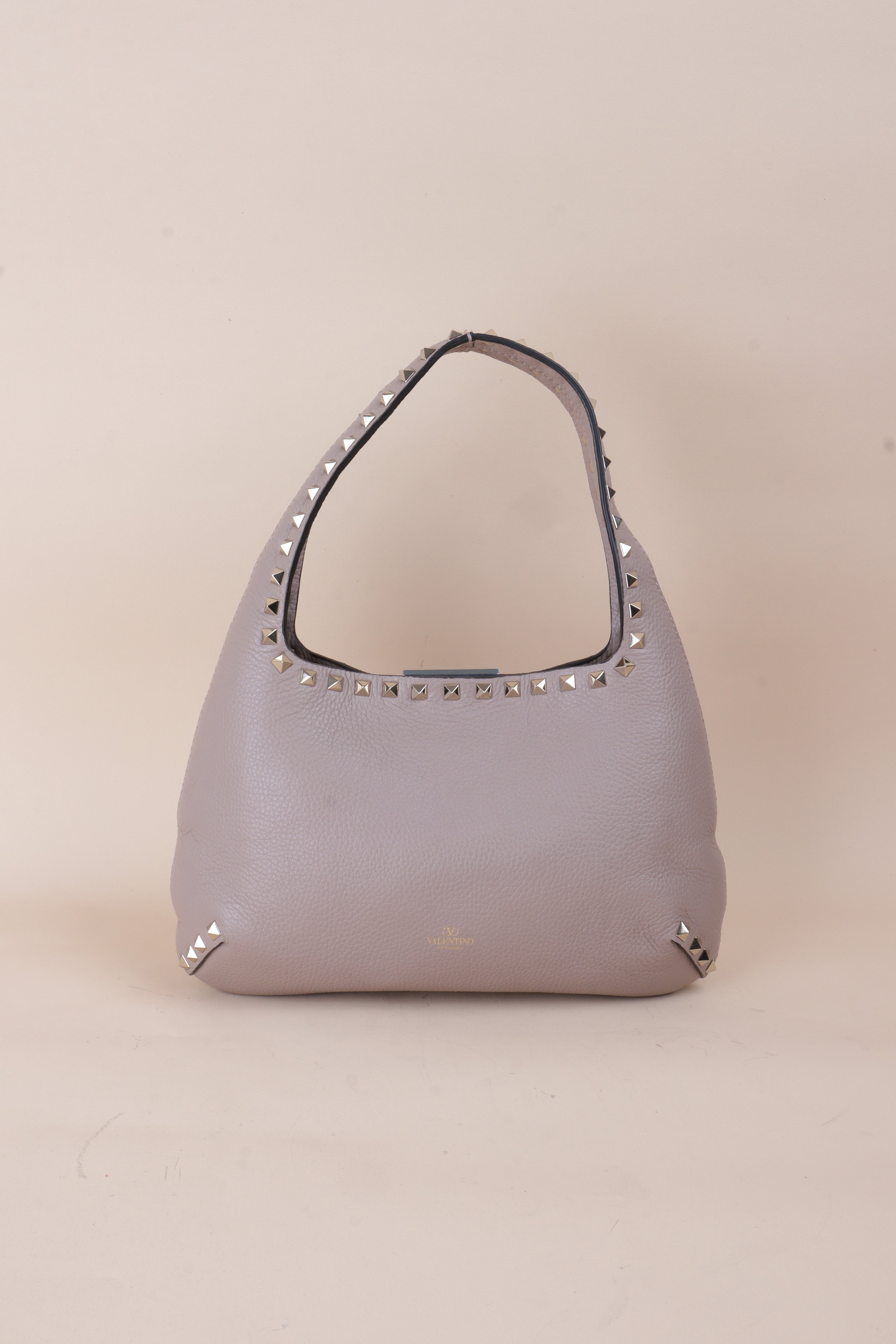 Valentino nude Rock studs Hobo Small Bag