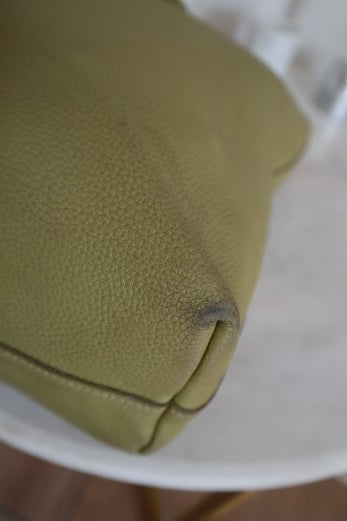 Prada Green Vitello Daino Tote Bag-handbag-Prada-The Closet Egypt