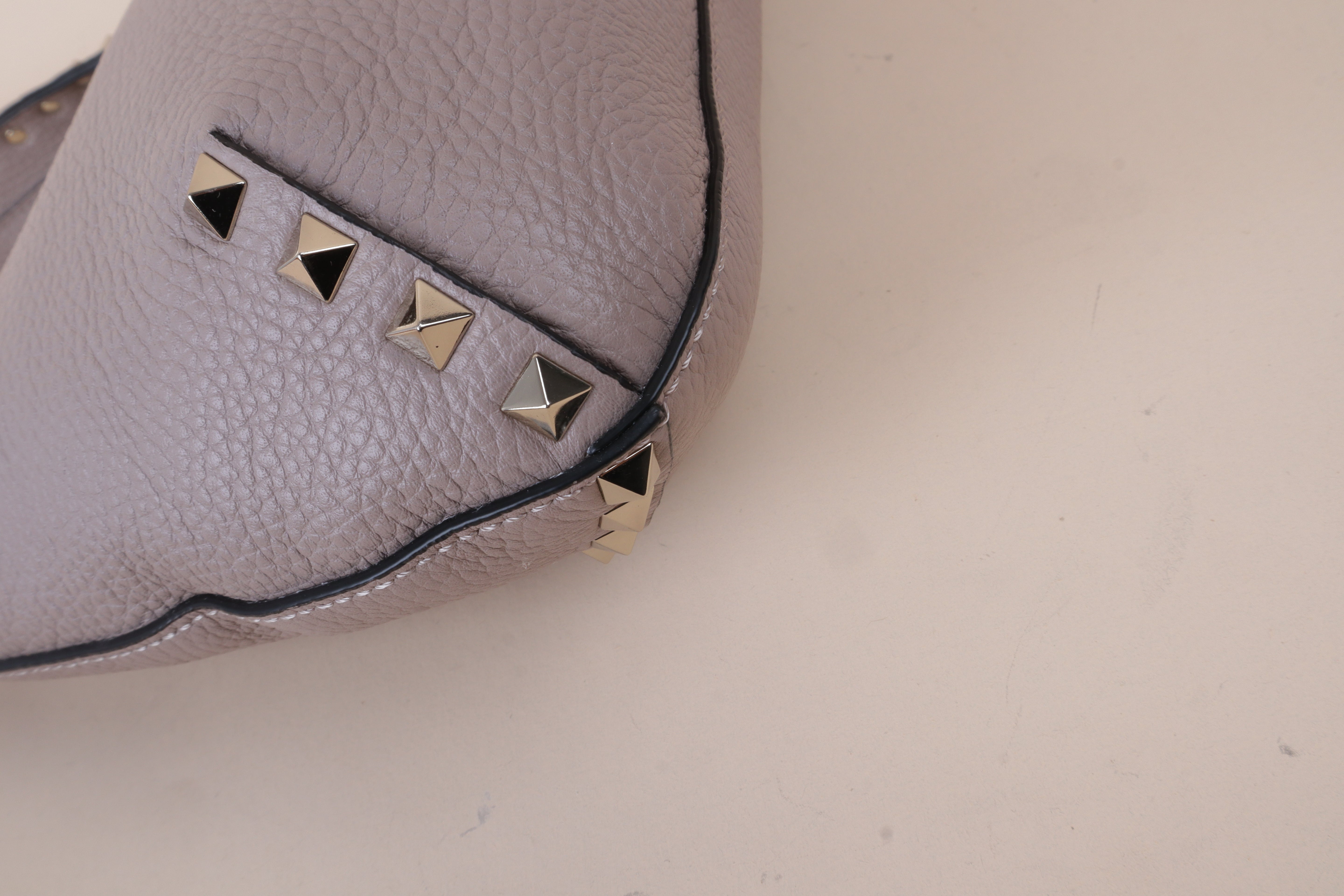 Valentino nude Rock studs Hobo Small Bag