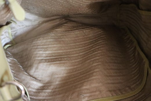 Prada Green Vitello Daino Tote Bag-handbag-Prada-The Closet Egypt