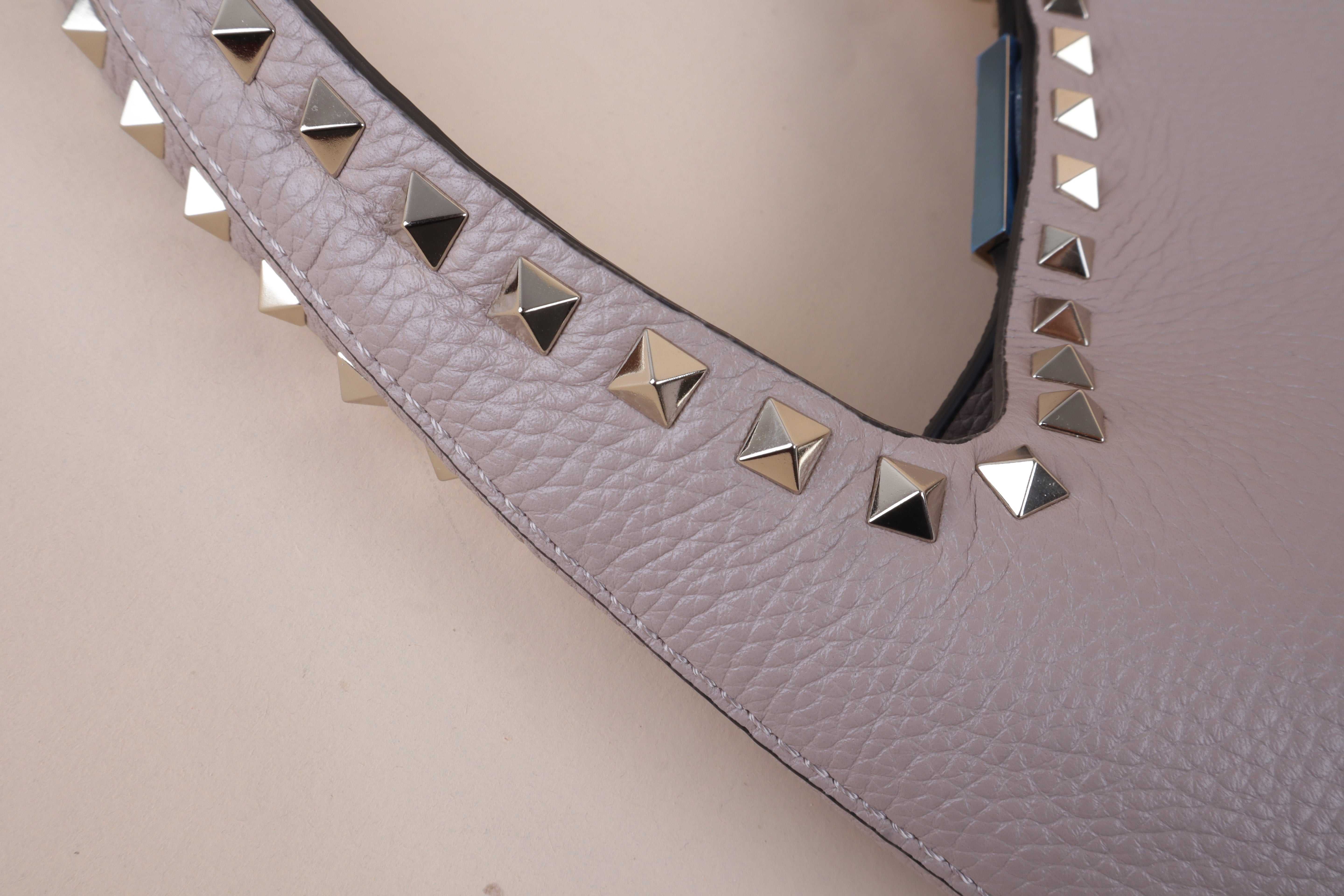 Valentino nude Rock studs Hobo Small Bag-shoulder bag-Valentino-The Closet Egypt