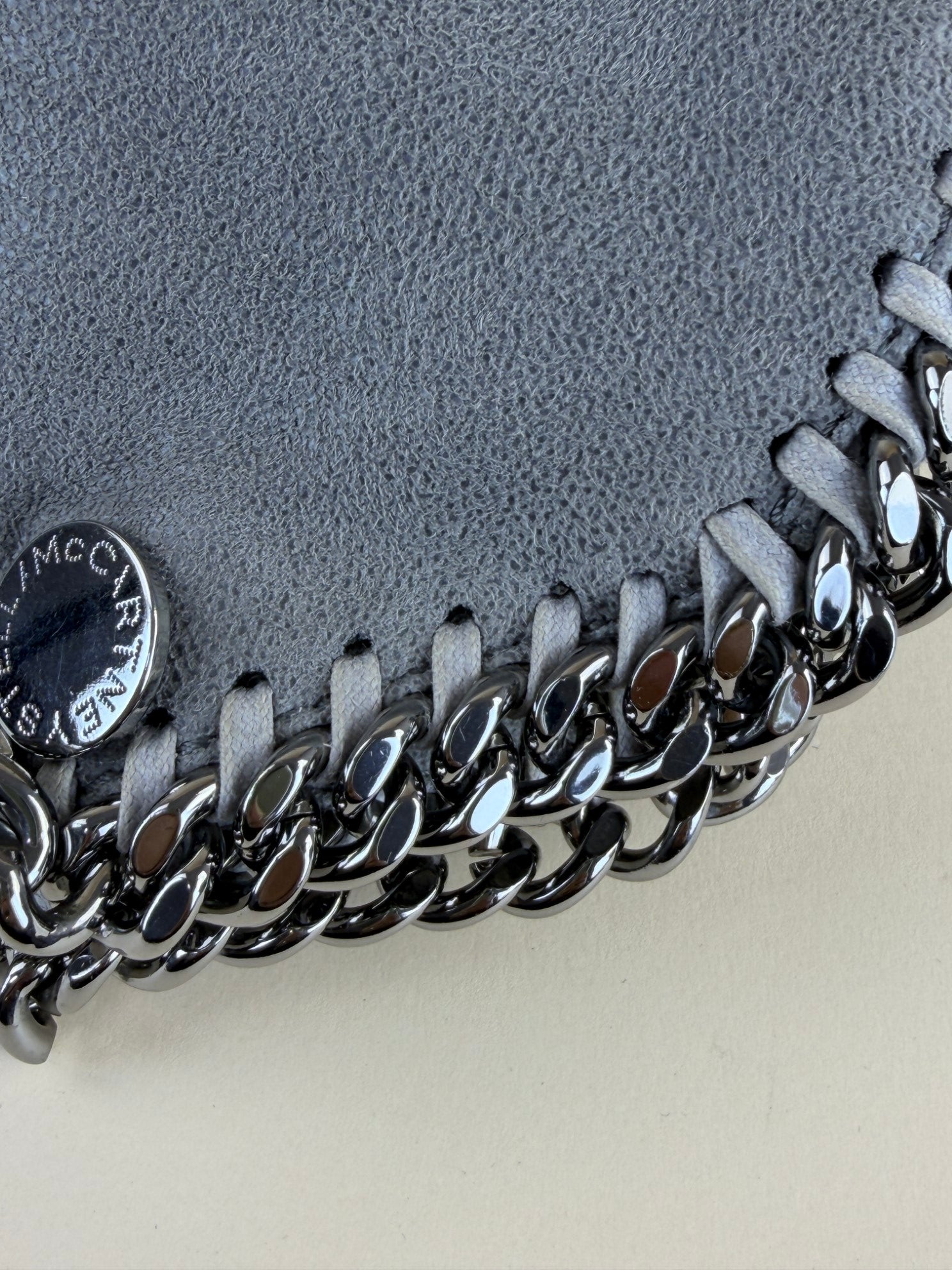 Stella McCartney gray Falabella Mini Bag