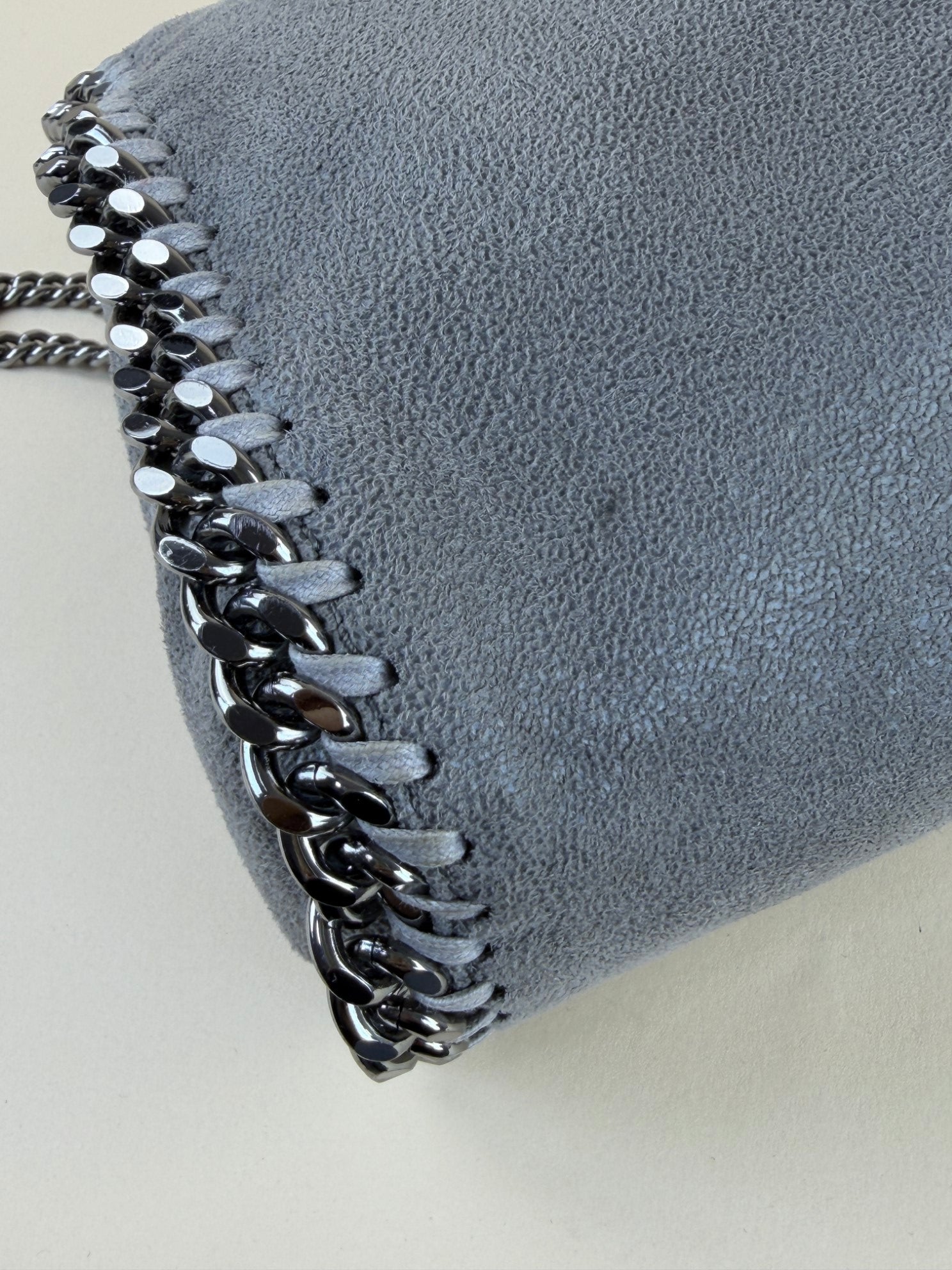 Stella McCartney gray Falabella Mini Bag